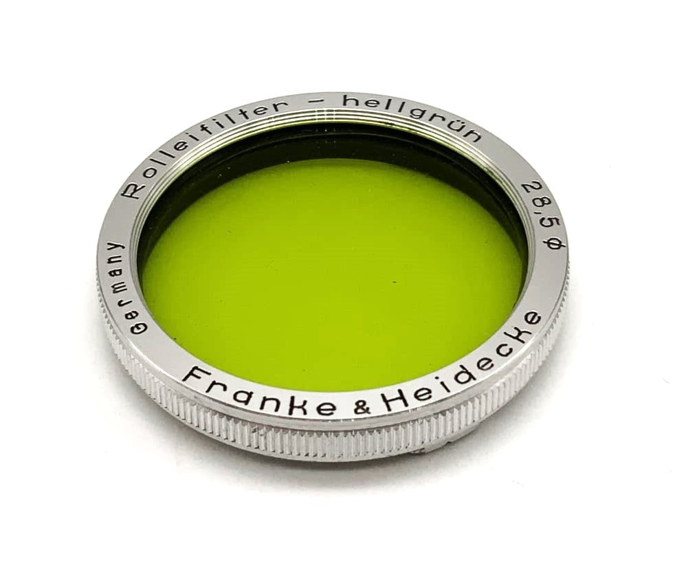Rollei color filter light green for Rolleiflex f/3.5 Tessar/Xenar (RI)