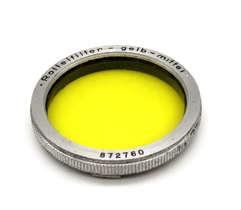 Rollei medium yellow color filter for Rolleiflex f/3.5 Tessar/Xenar (RI)