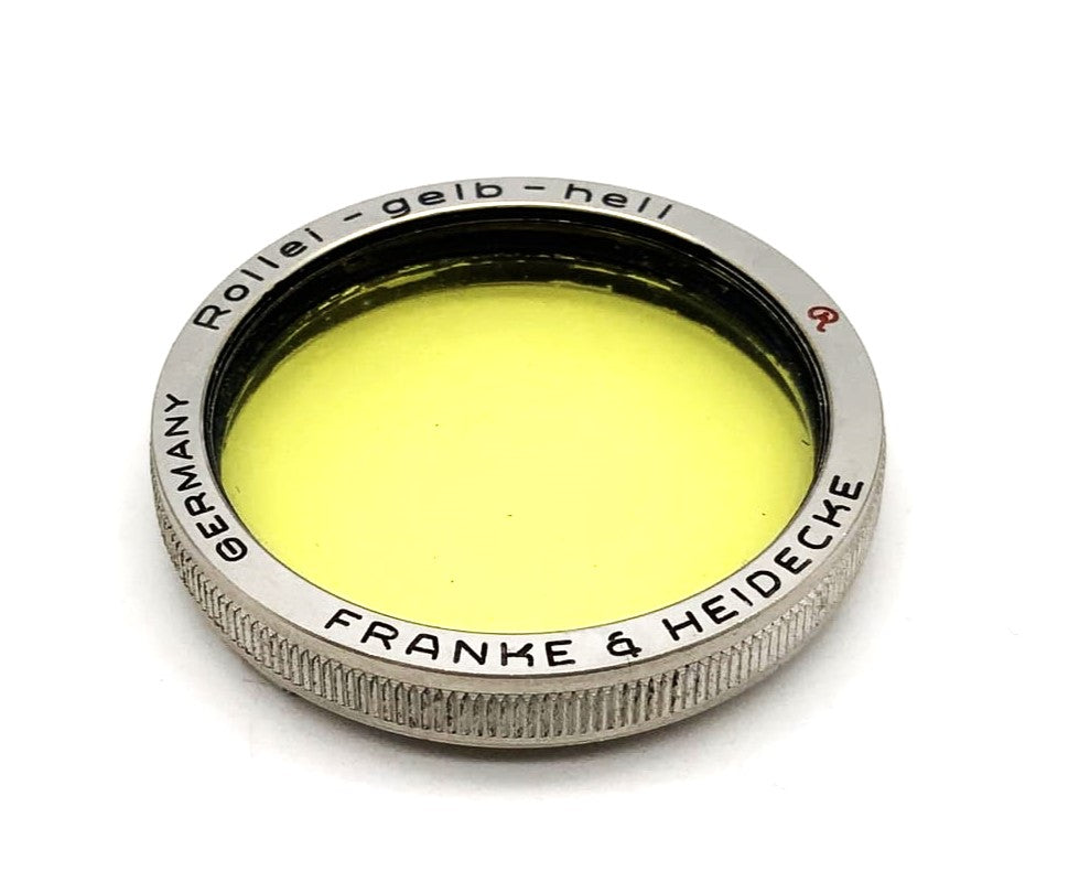 Rollei color filter yellow light yellowlight for Rolleiflex f/3.5 Tessar/ Xenar (RI)