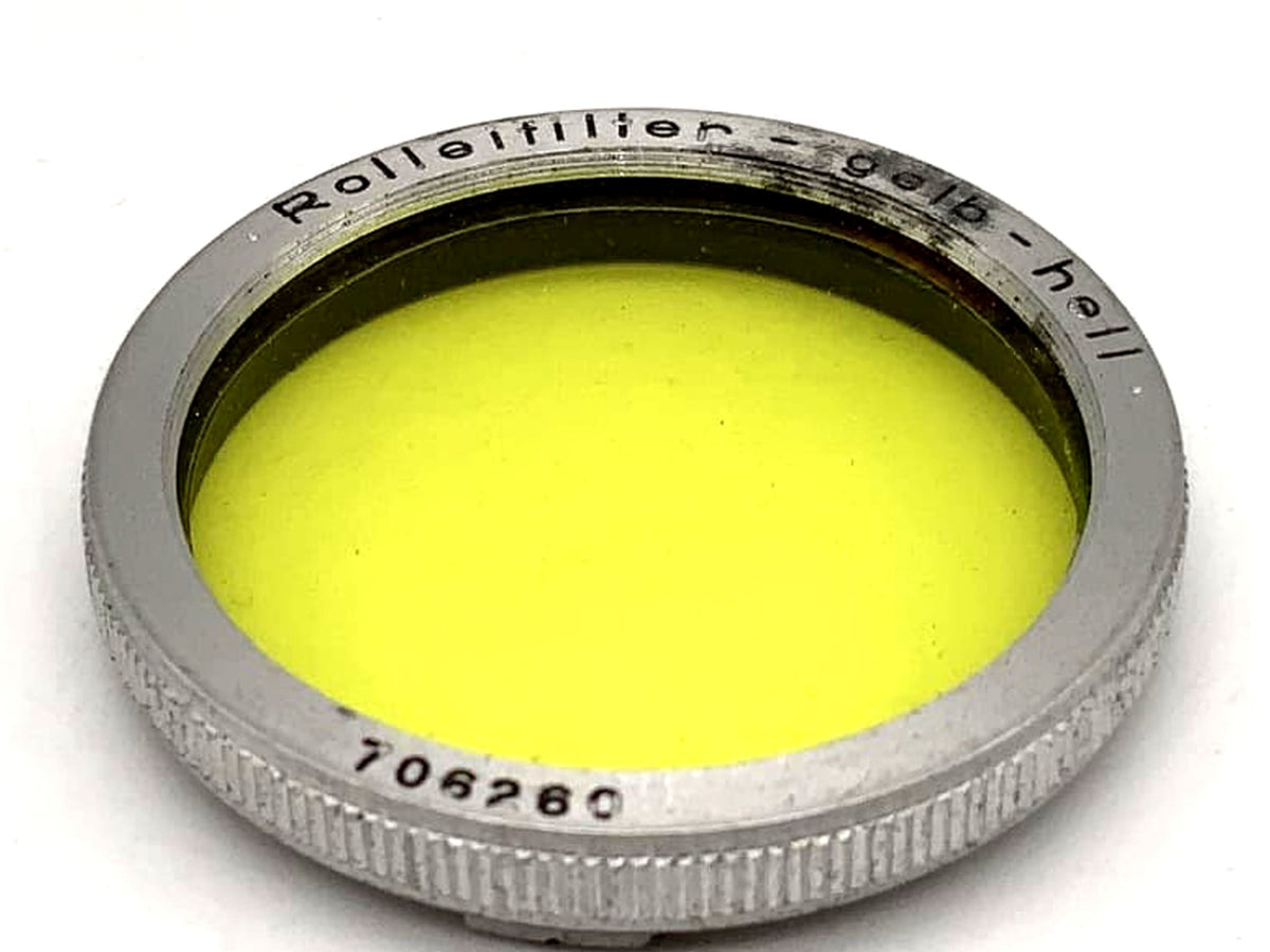 Rollei color filter yellow light yellowlight for Rolleiflex f/3.5 Tessar/ Xenar (RI)