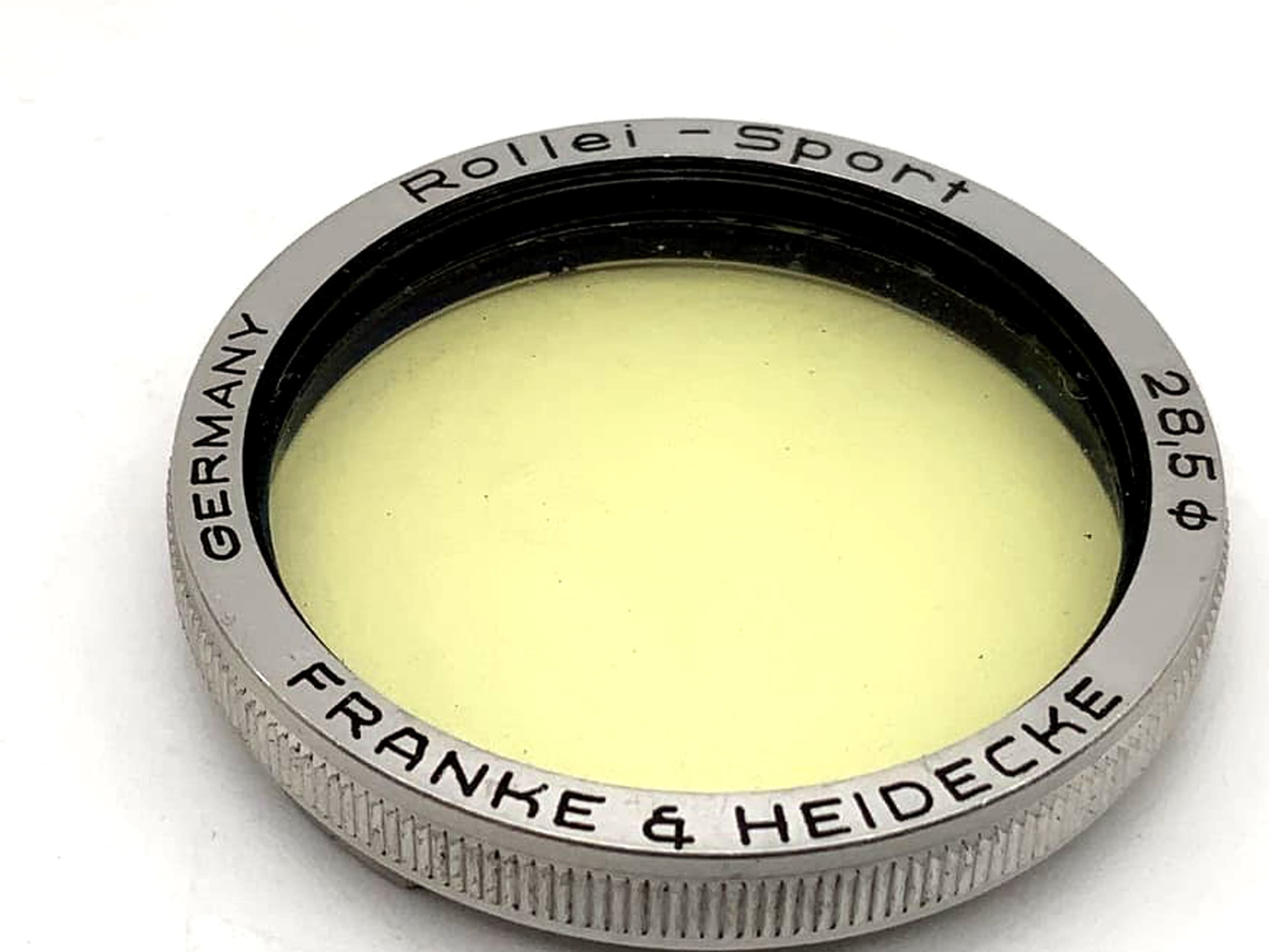 Rollei Sport Yellow Color Filter for Rolleiflex f/3.5 Tessar/Xenar (RI)