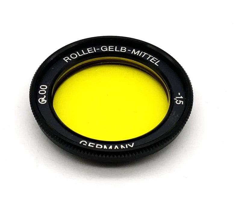 Rollei Yellow Medium Color Filter -1.5 24mm for Rollei 35 (R00)