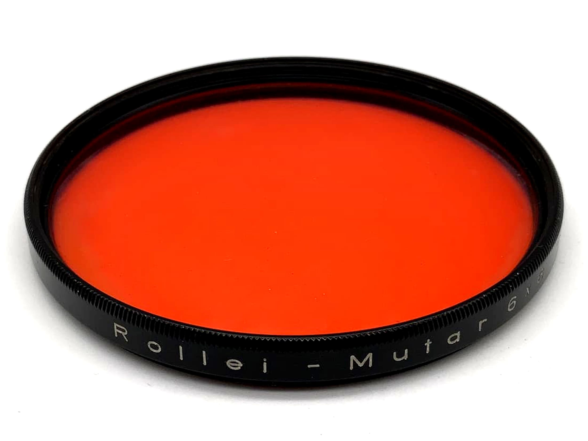Rollei Mutar 6x6 orange color filter -1.5…-3 for Rolleiflex TLR (67mm)