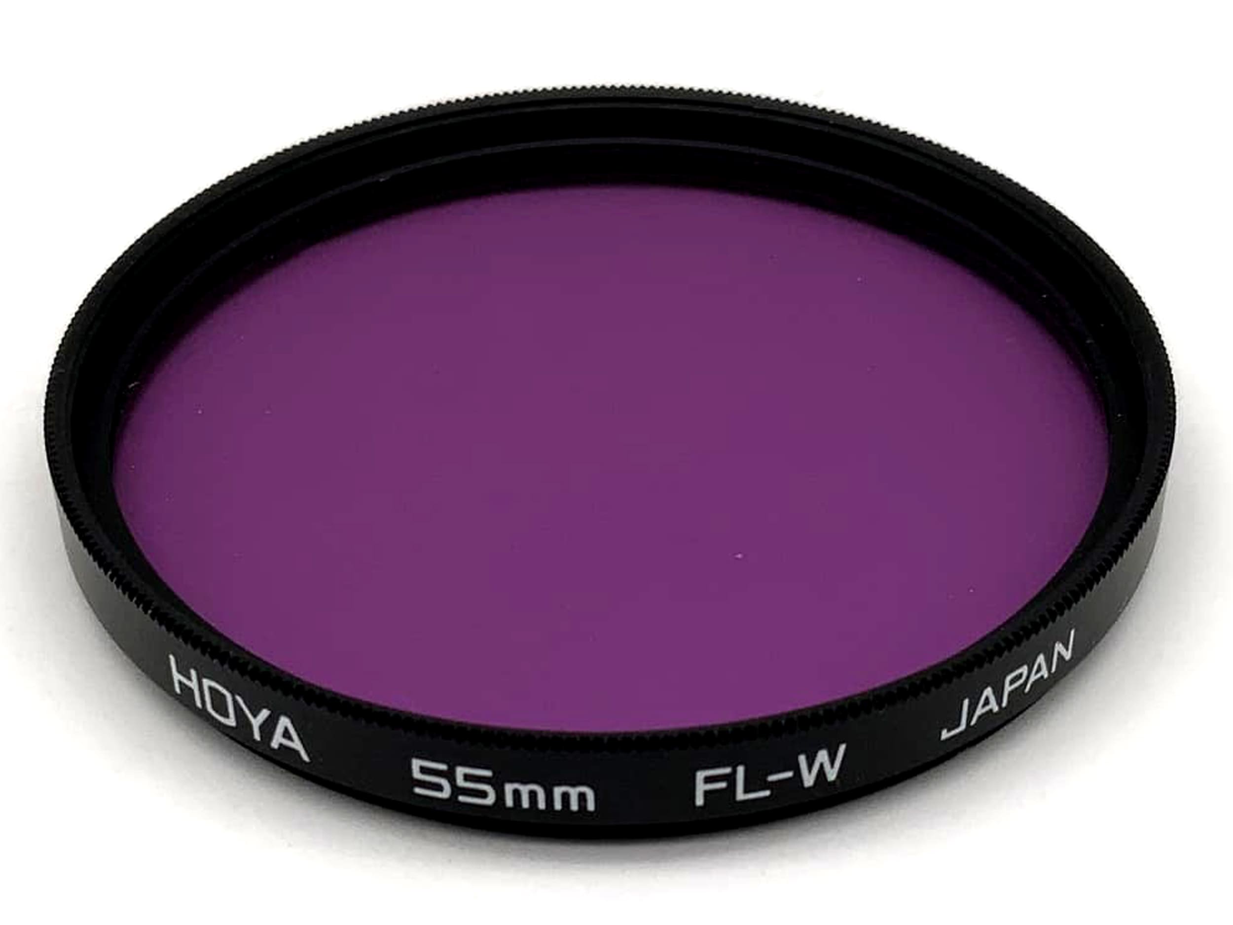 Hoya FL-W Purple Color Filter, Correction Filter, 55mm Circular, M55