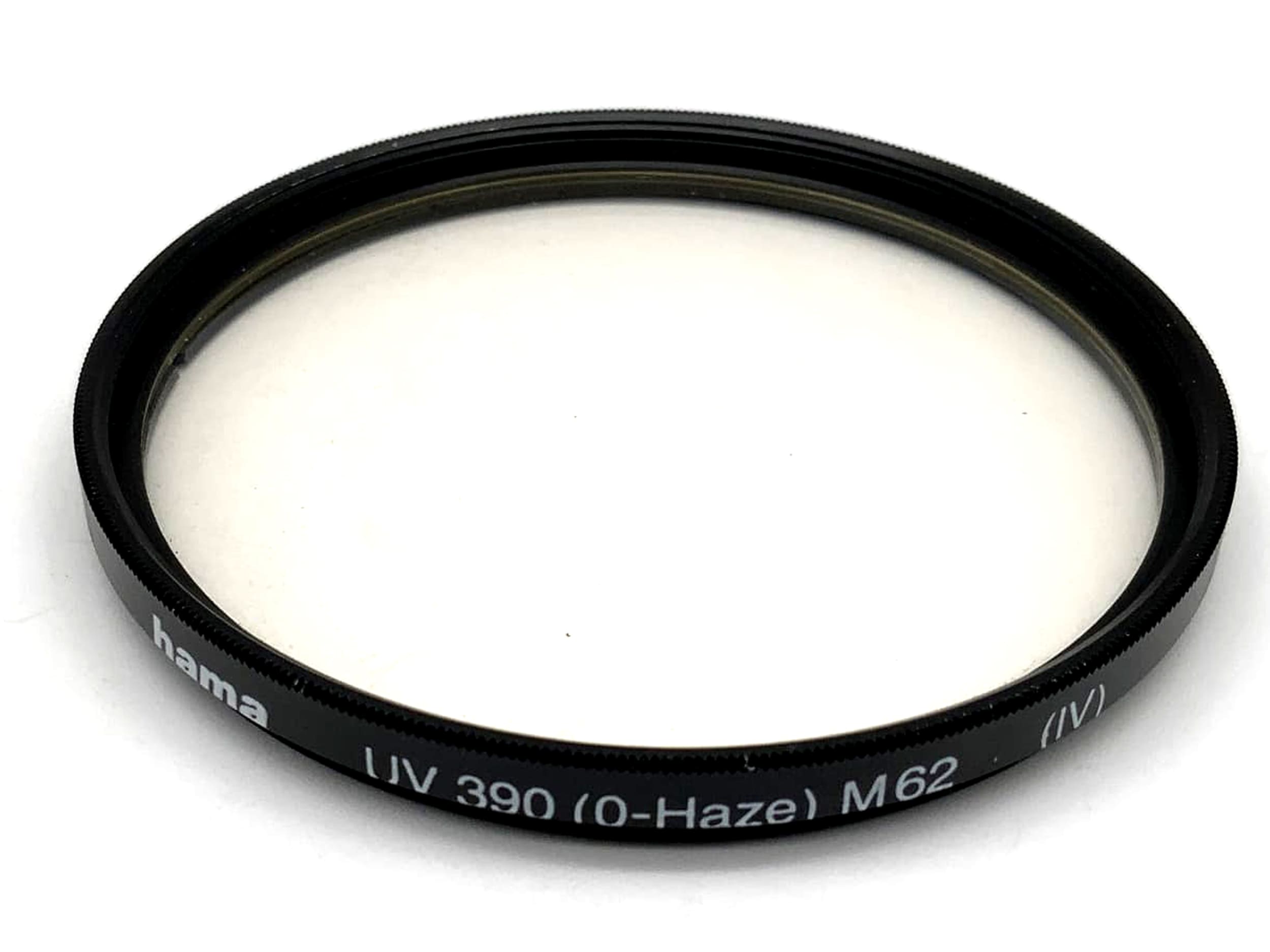 Hama UV 390 (0-Haze) (IV) Filter 62mm Circular Filter Thread M62