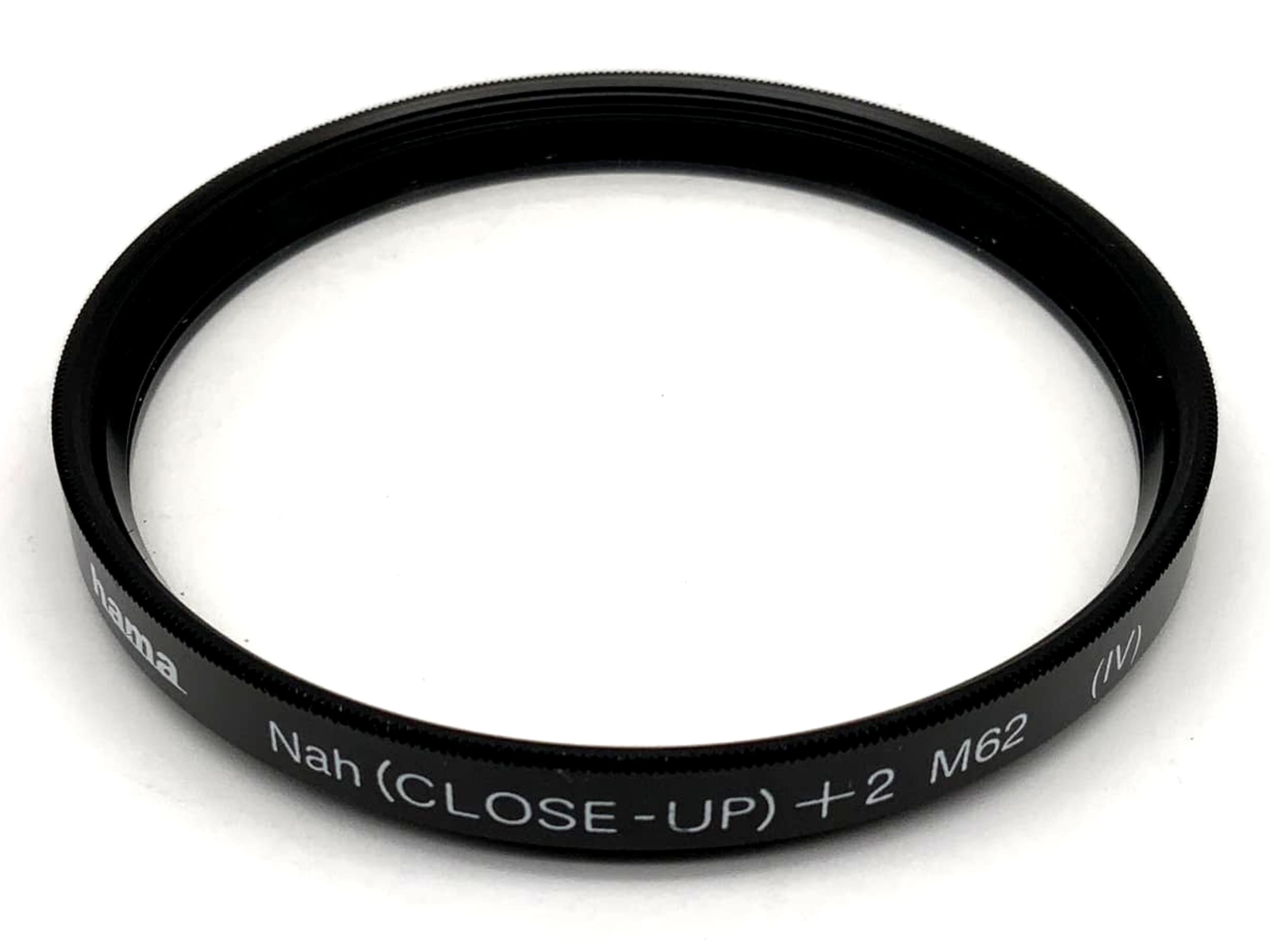 Hama Close-Up Lens +2 (IV) Filter 62mm Circular Filter Thread M62