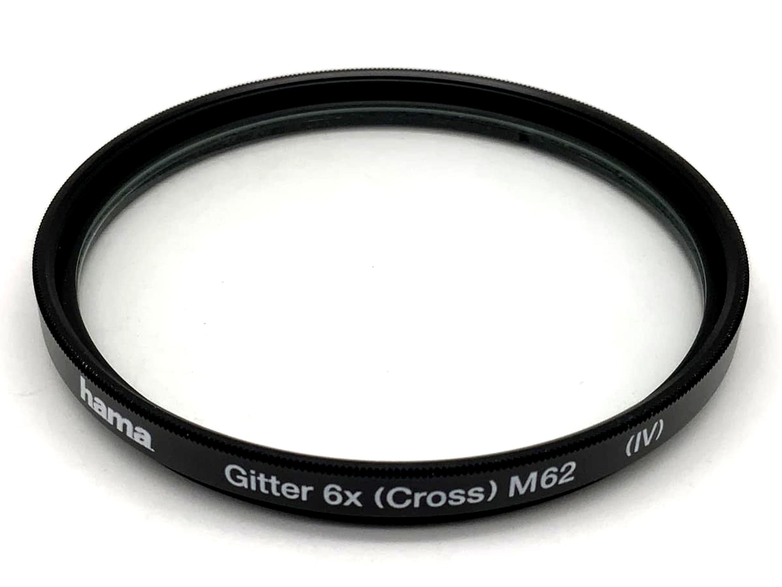 Hama Grid 6x (Cross) (IV) Filter 62mm Circular Filter Thread M62