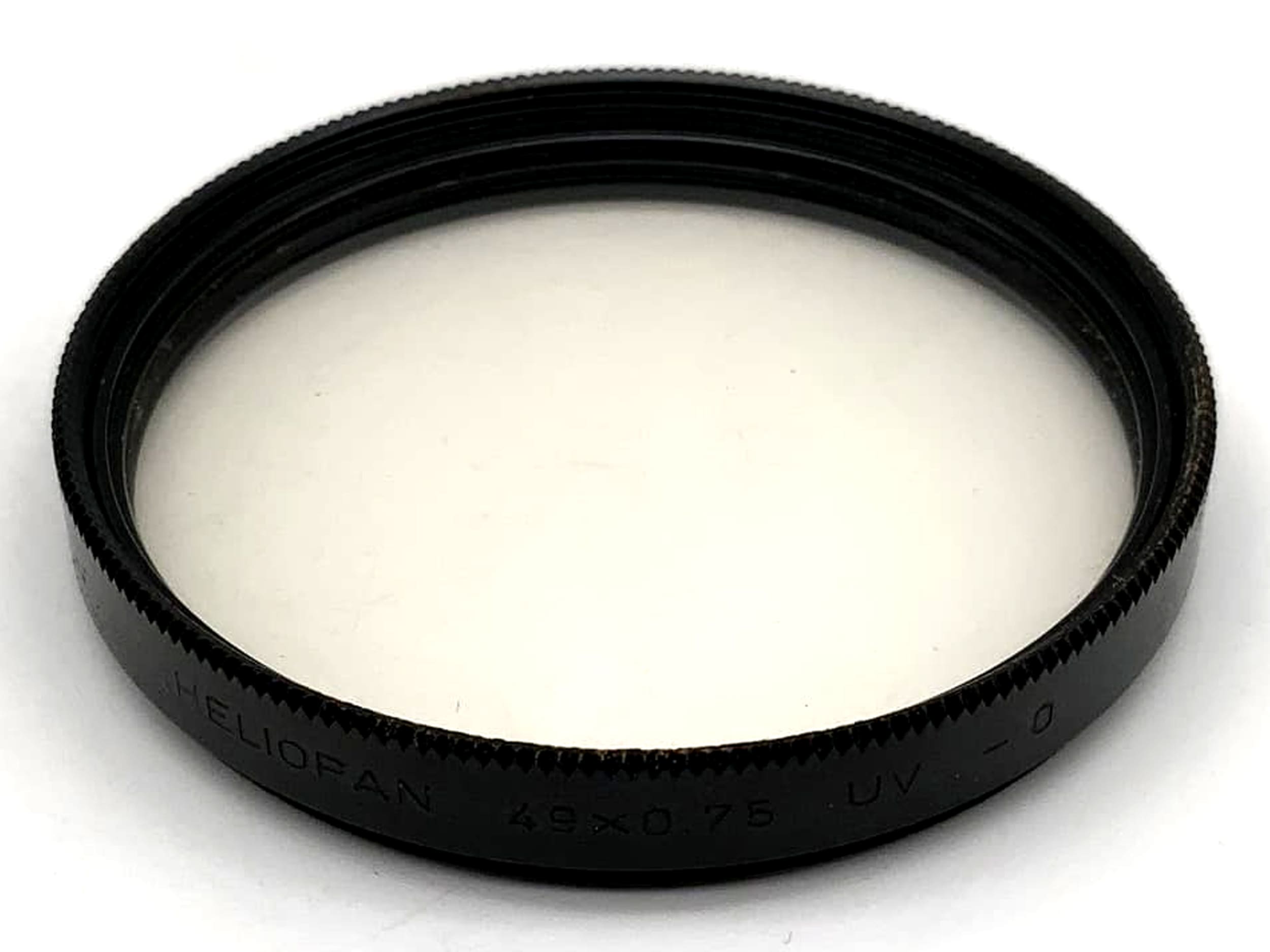 heliopan UV 49x0.75 UV-0 filter 49mm circular filter thread M49