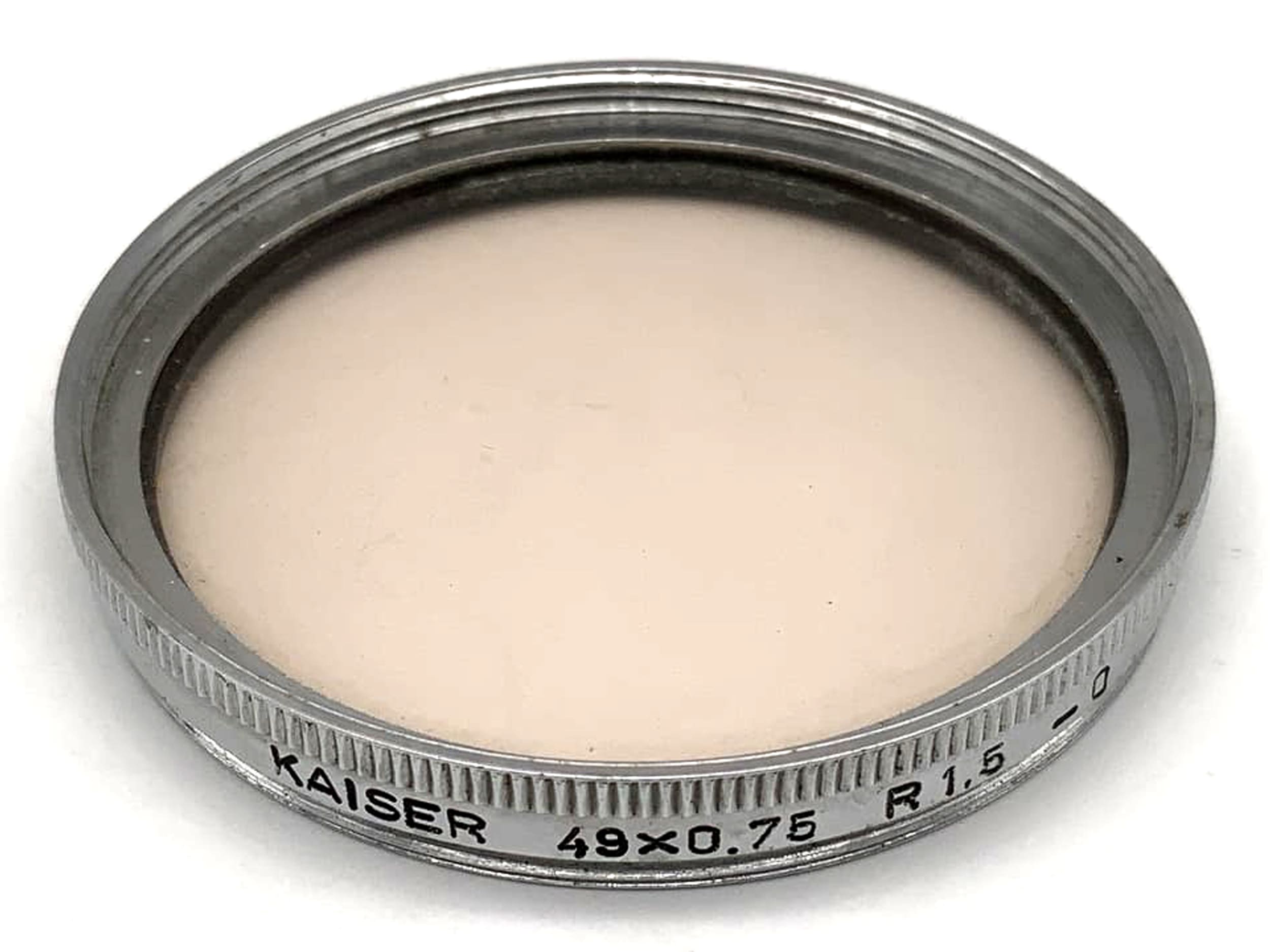 Kaiser Skylight 49x0.75 R1.5 - 0 silver filter 49mm filter thread M49