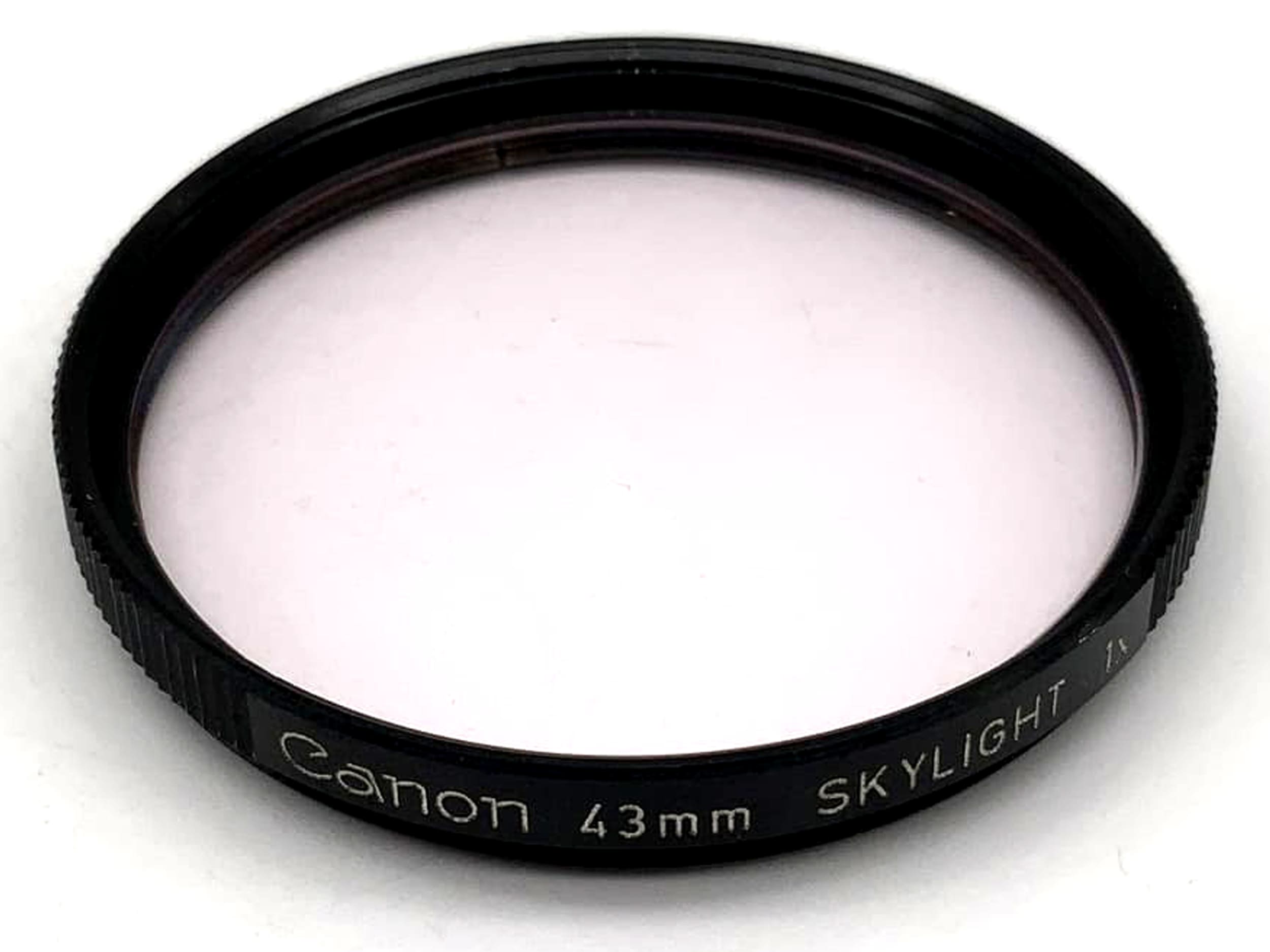 Canon Skylight 1x Filter 43mm Circular Filter Thread M43