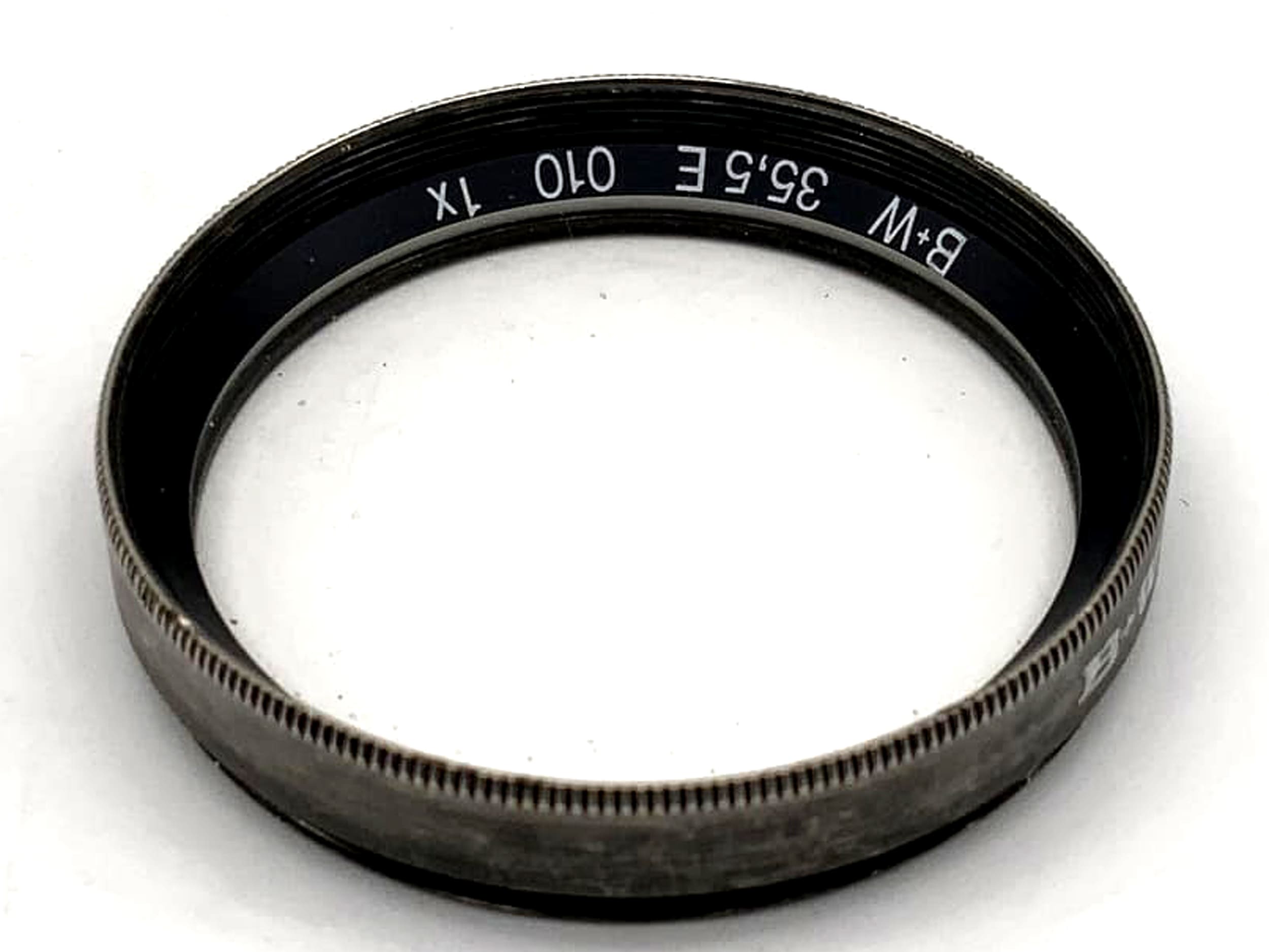 B+W Correction Filter 010 1x black filter 35.5mm circular filter thread M35