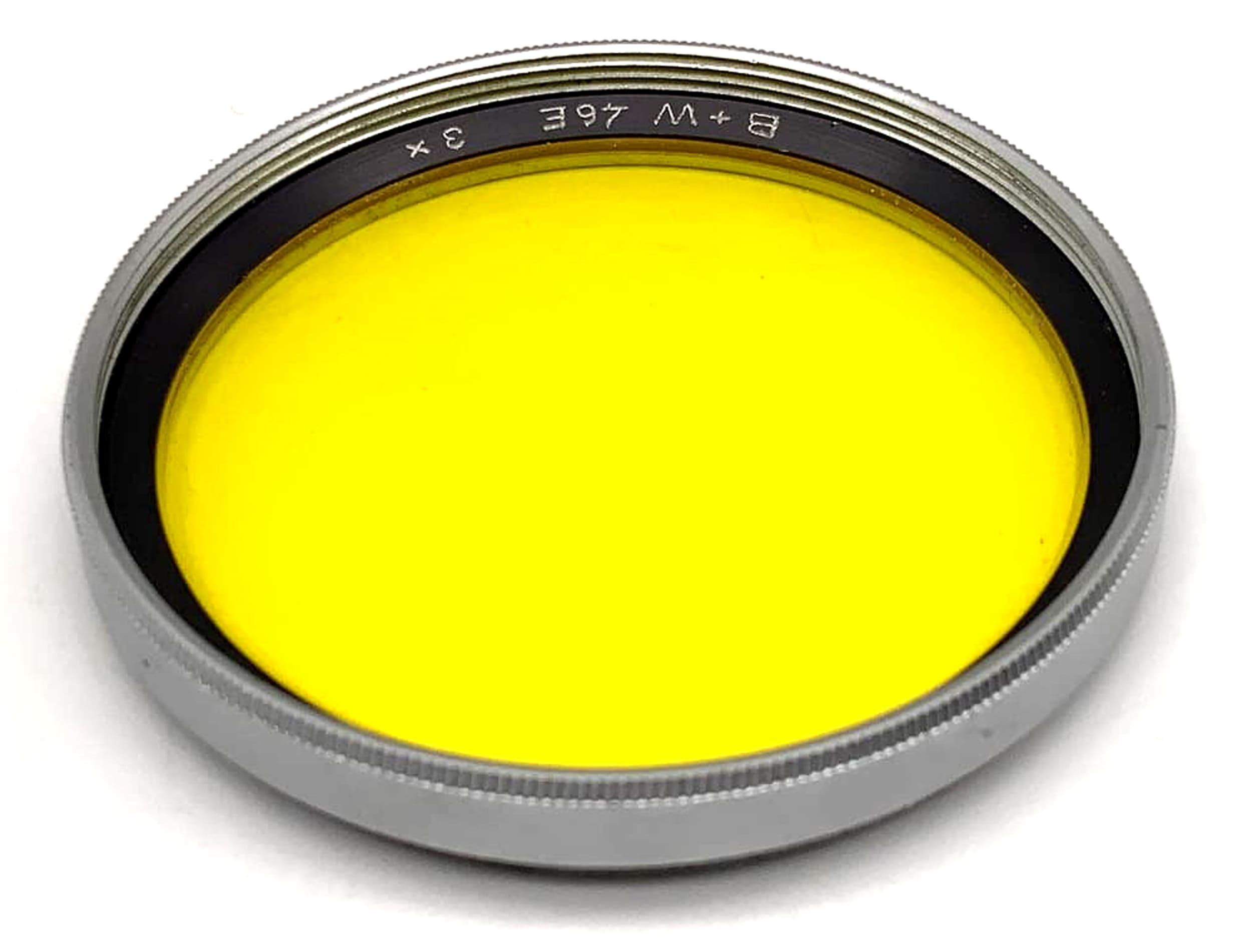 B+W Color Filter 3x Yellow Yellow Filter 46mm Filter Thread M46