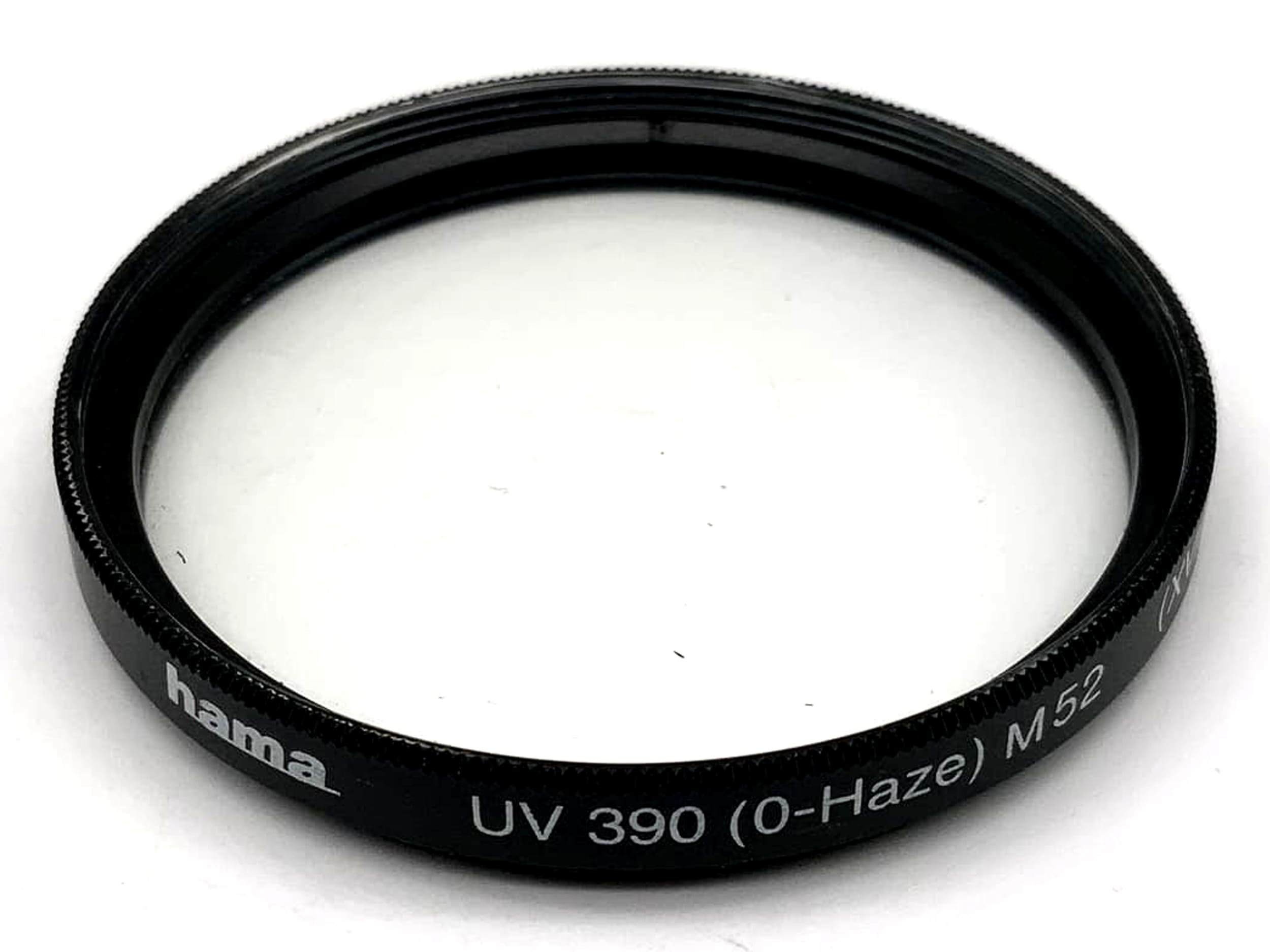 Hama UV 390 (0-Haze) (XVII) Filter 52mm Circular Filter Thread M52