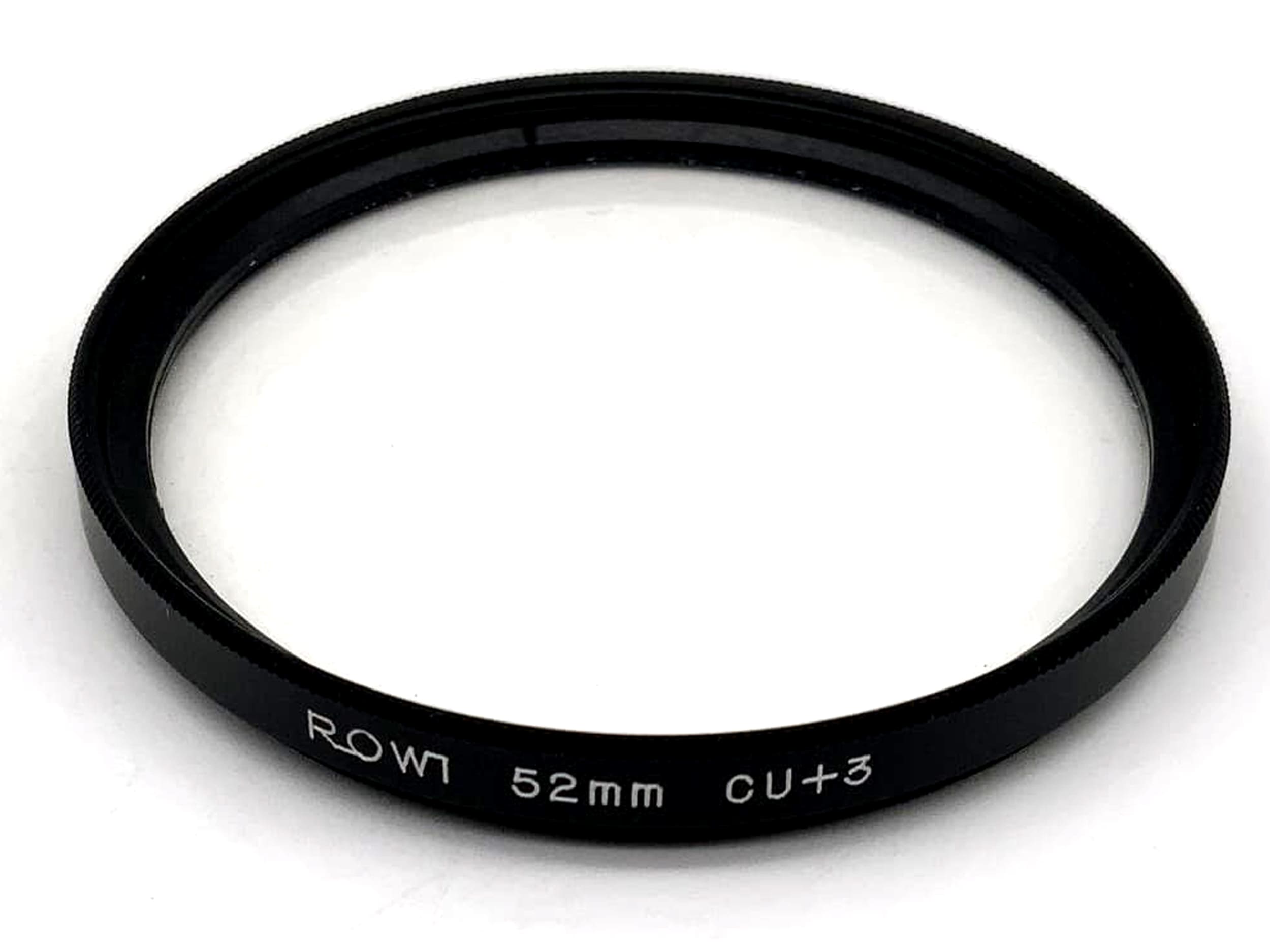 Rowi Close-Up CU+3 close-up lens filter 52mm circular filter thread M52