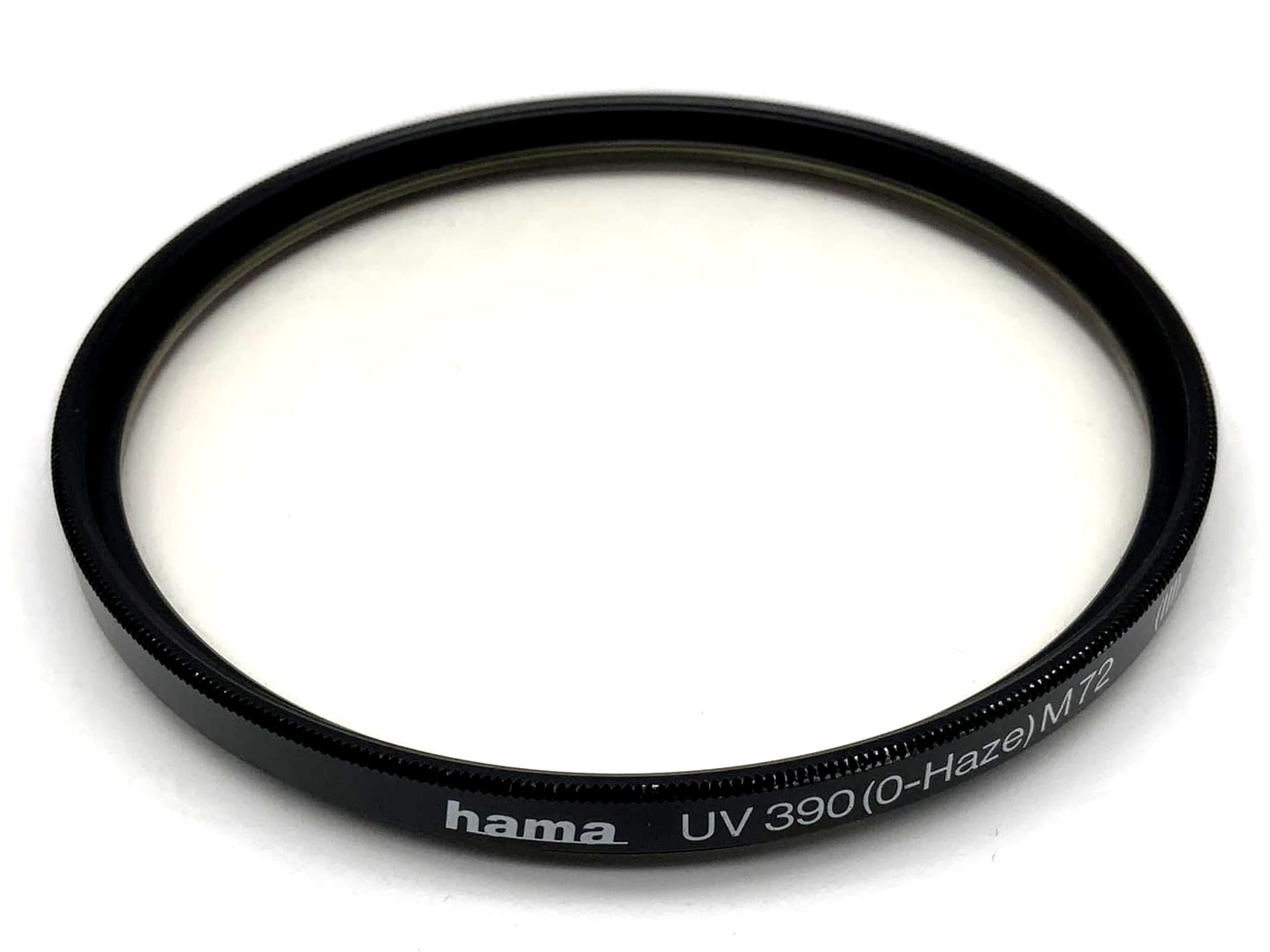 Hama UV 390 (0-Haze) (III) Filter 72mm Circular Filter Thread M72
