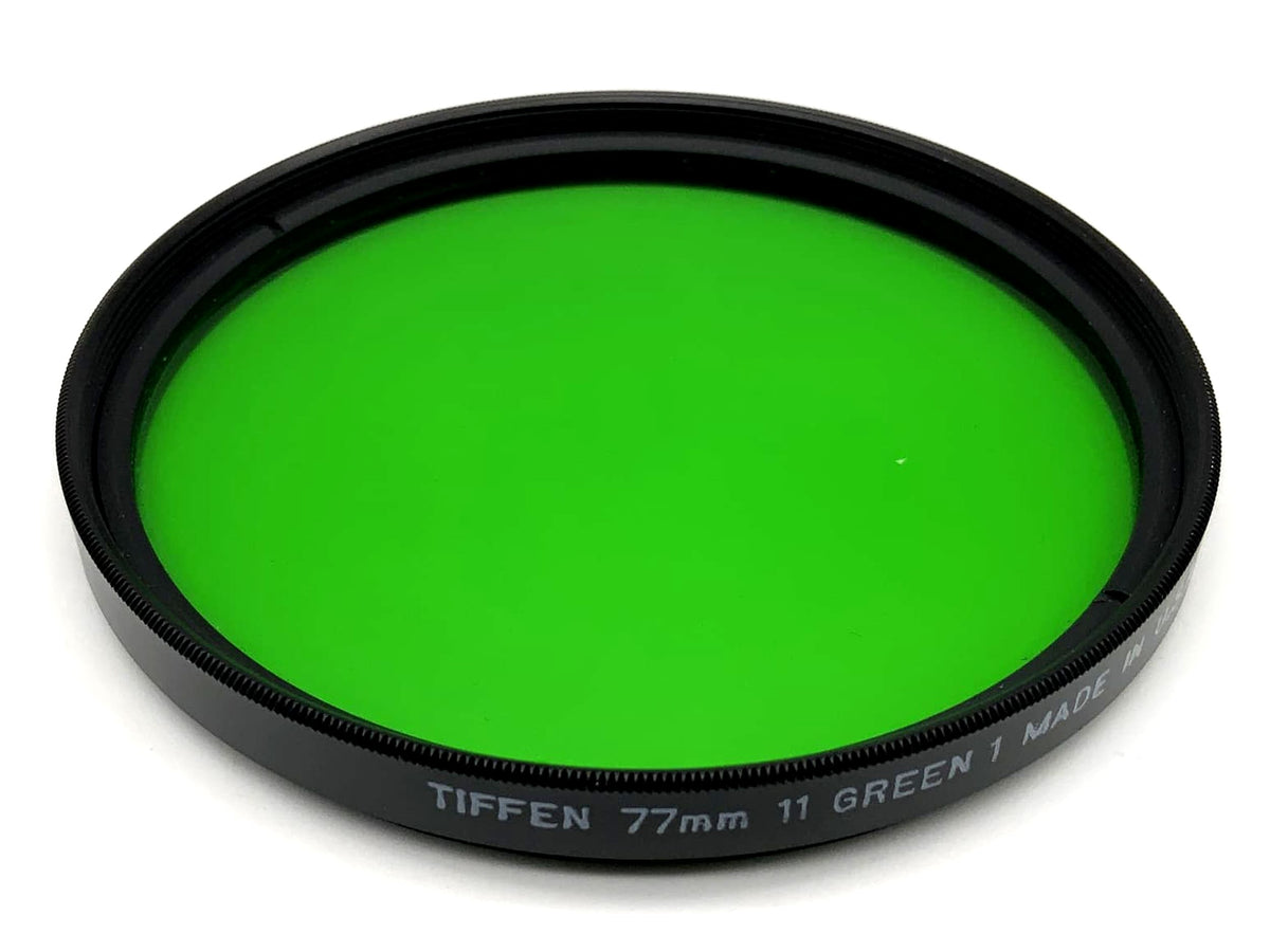 Tiffen color filter 11 green 1 green filter 77mm circular filter thread M77