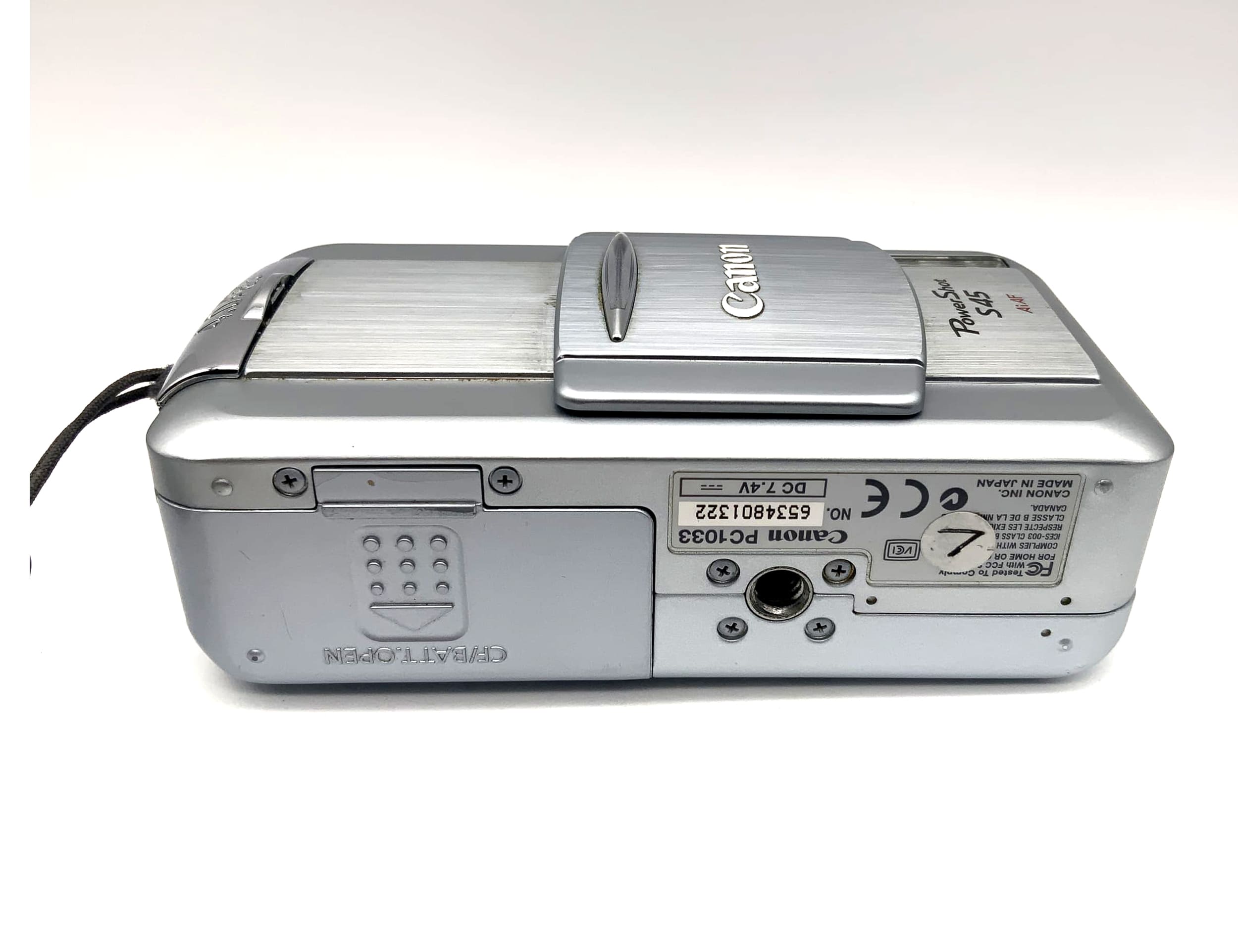 Canon PowerShot S45 with Zoom Lens 3x 7.1-21.3mm 1:2.8-4.9 4.0 Mega Pixels