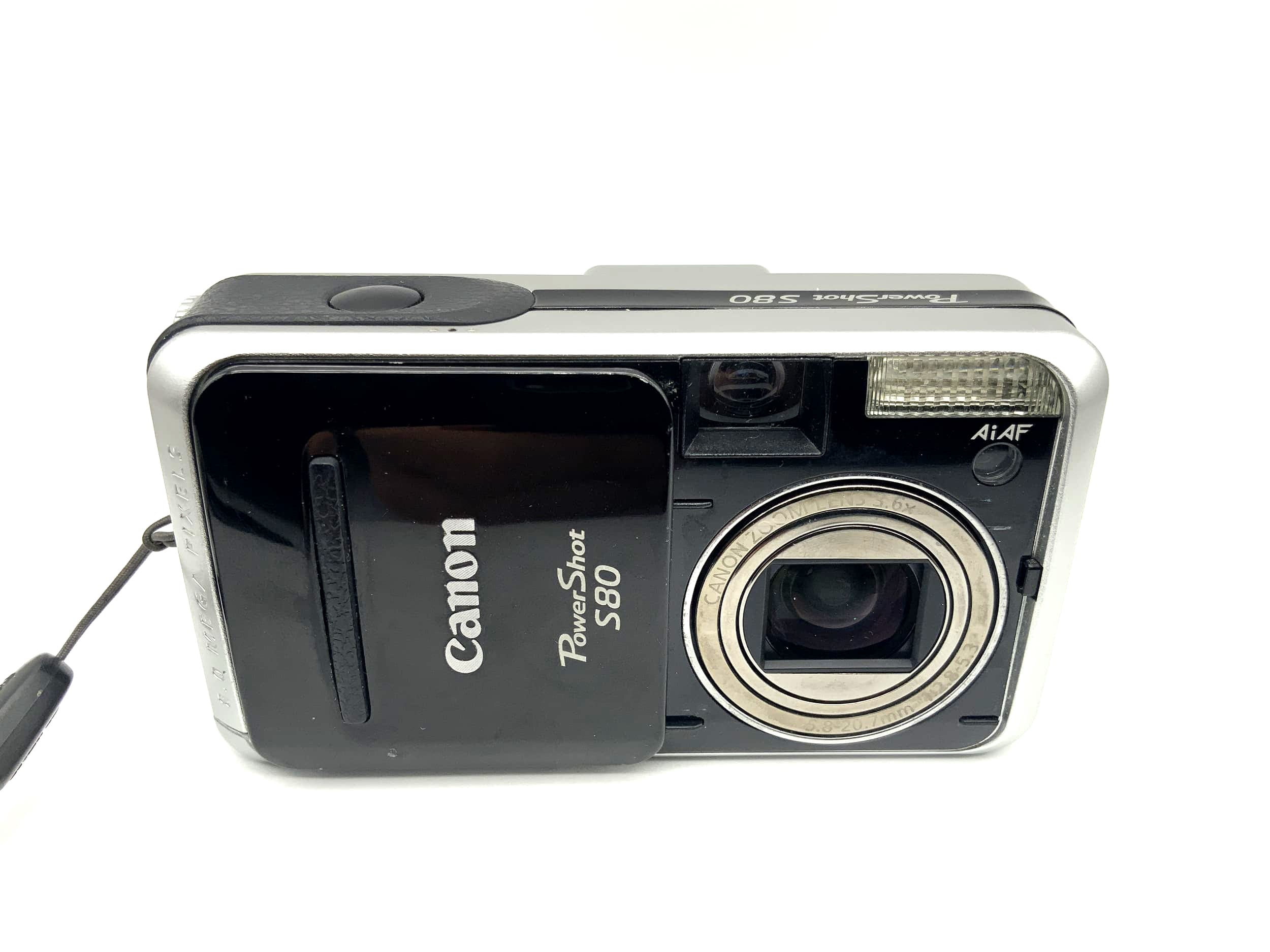 Canon Power Shot S80 with Zoom Lens 3.6x 5.8-20.7mm 1:2.8-5-3 8.0 MP Ai AF