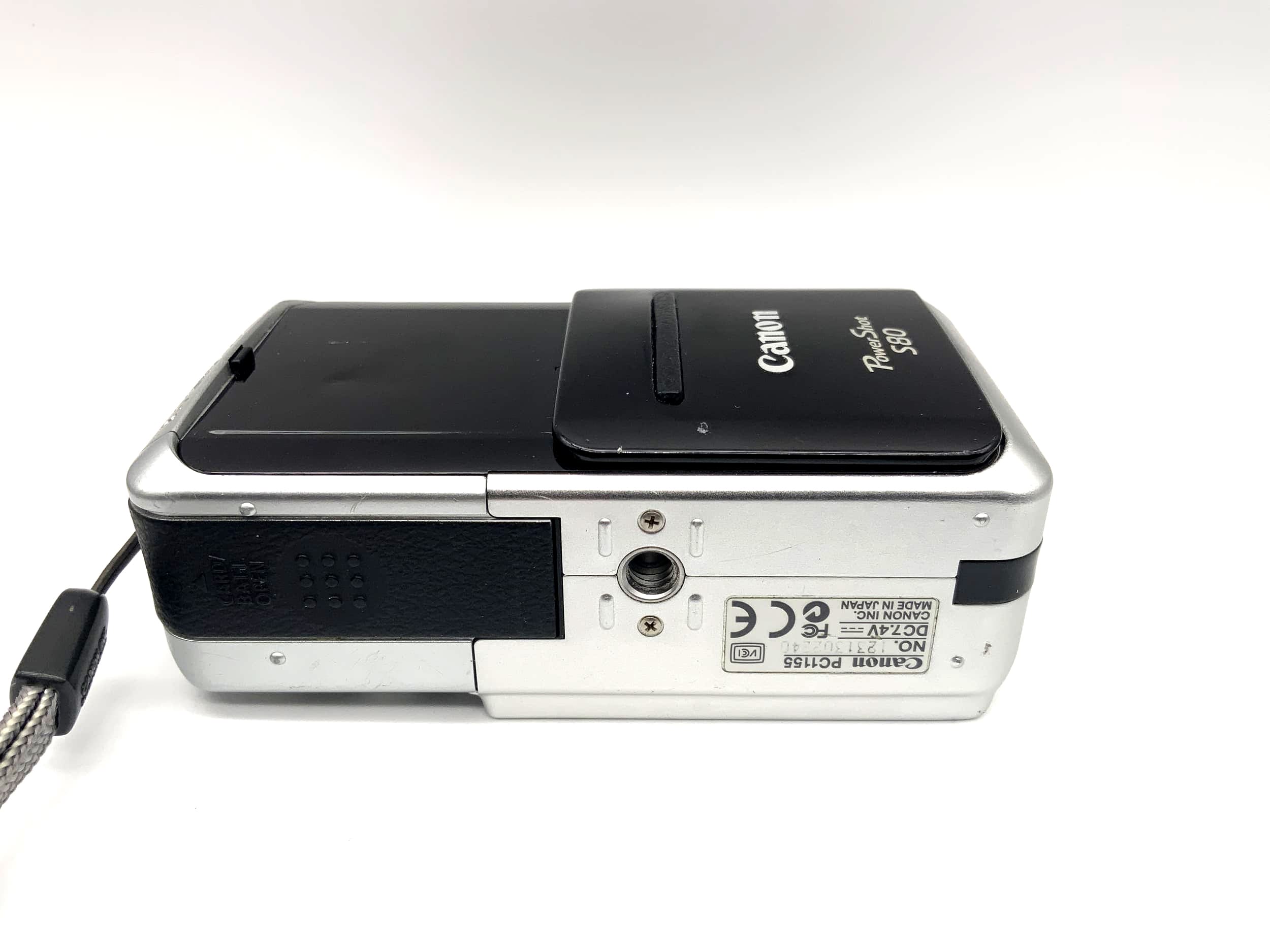 Canon Power Shot S80 with Zoom Lens 3.6x 5.8-20.7mm 1:2.8-5-3 8.0 MP Ai AF