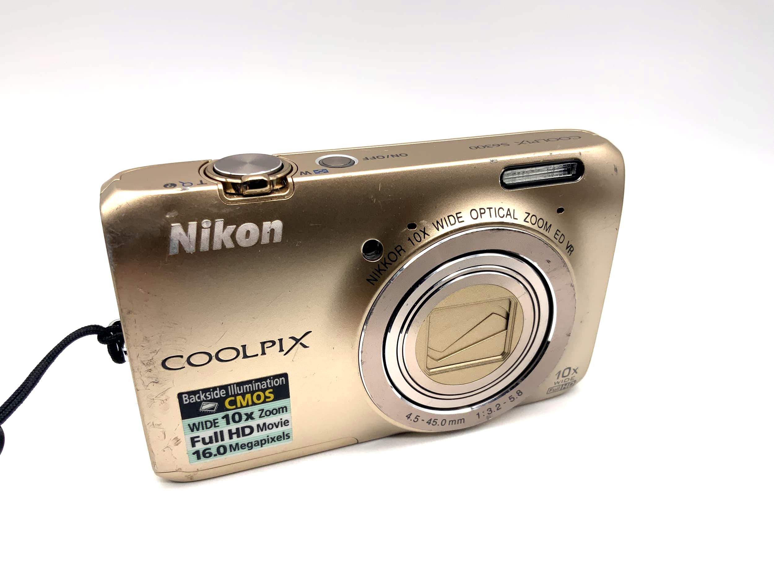 Nikon Coolpix S6300 with Nikkor 10x Wide ED VR 4.5-45.0mm 1:3.2-5.8 16.0 MP
