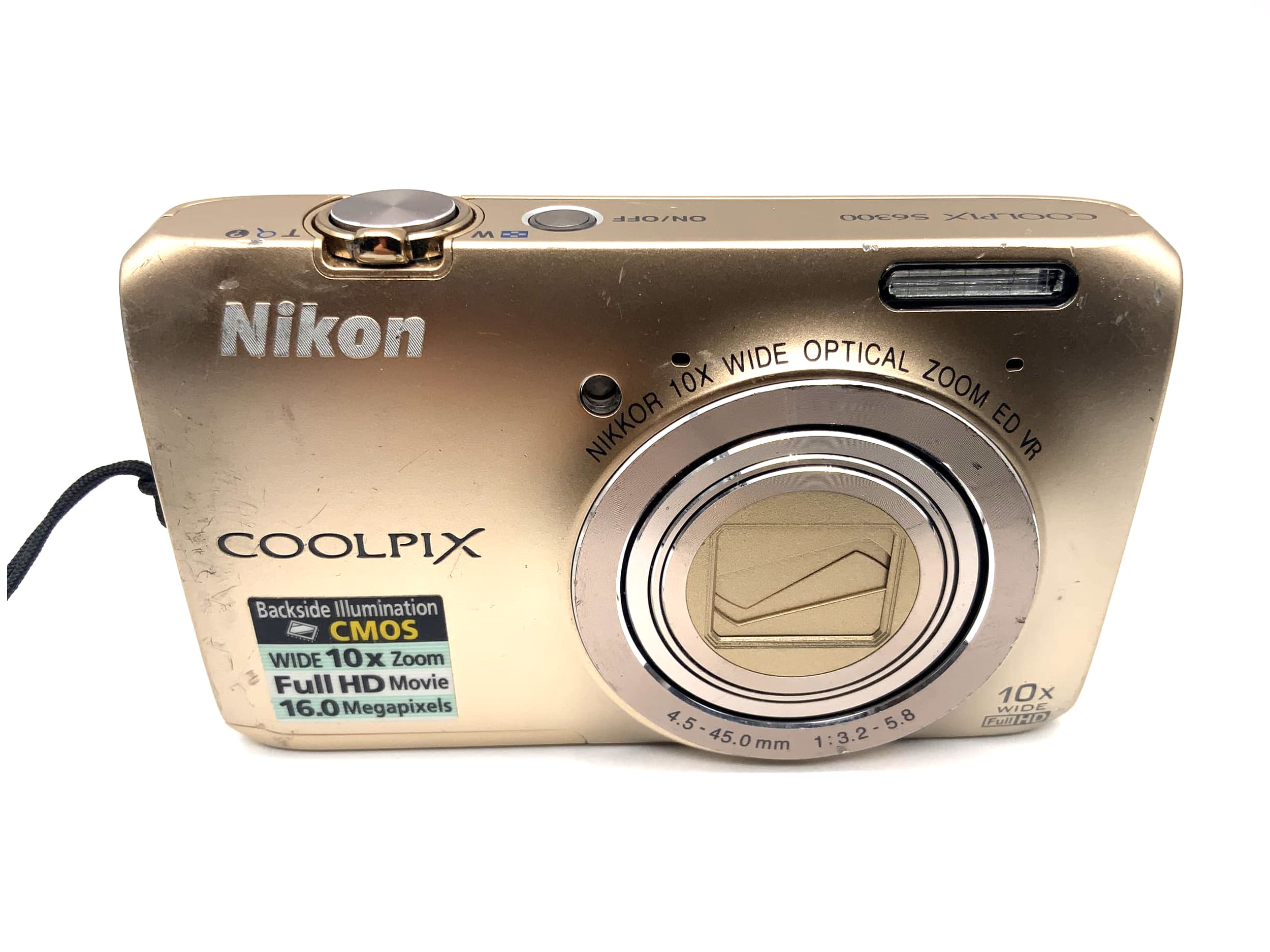 Nikon Coolpix S6300 with Nikkor 10x Wide ED VR 4.5-45.0mm 1:3.2-5.8 16.0 MP