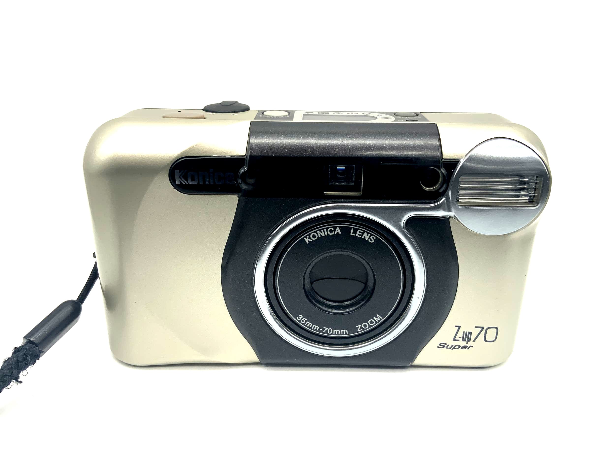 Konica Z-up 70 Super Point&amp;Shoot with Konica Lens 35-70mm zoom analog camera 35mm