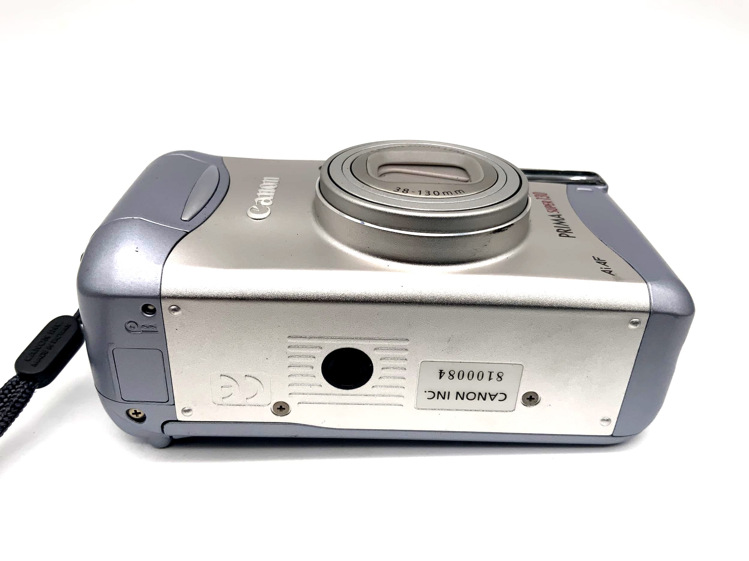 Canon Prima Super 130 Point&amp;Shoot with Zoom Lens 38-130mm Analog Camera 35mm Ai AF
