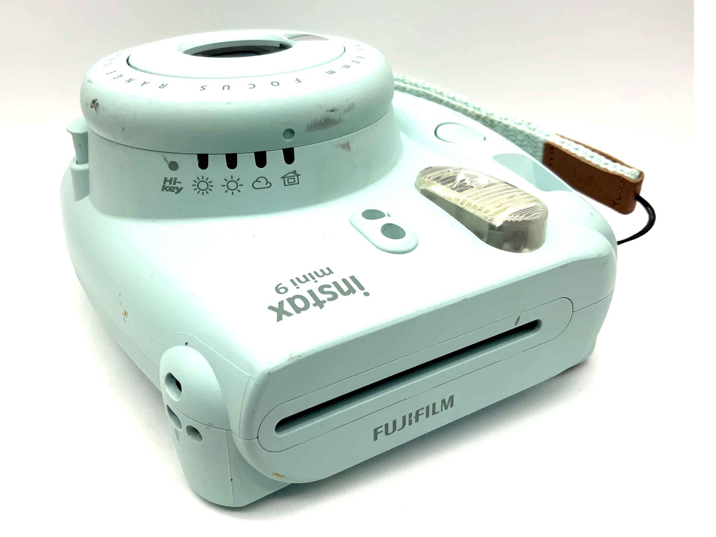 Fujifilm instax mini 9 instant camera, 60mm lens, analog camera