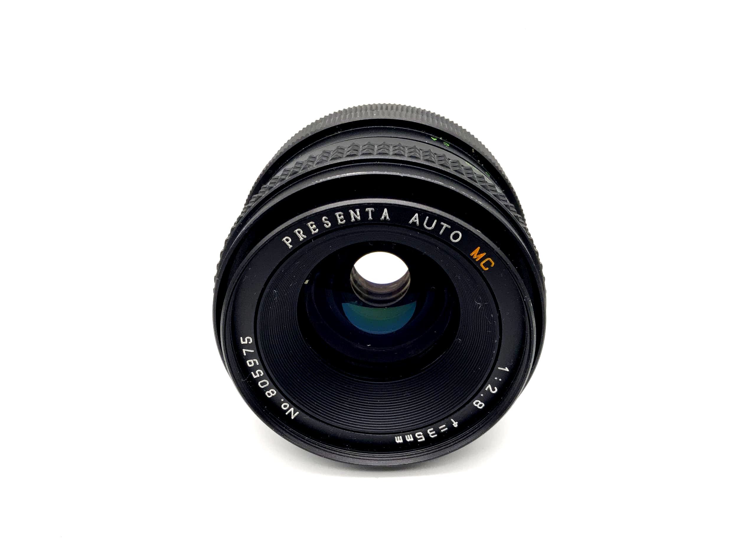 Presenta 35mm 1:2.8 Lens Auto MC Multi Coating High Aperture Lens (Canon FD)