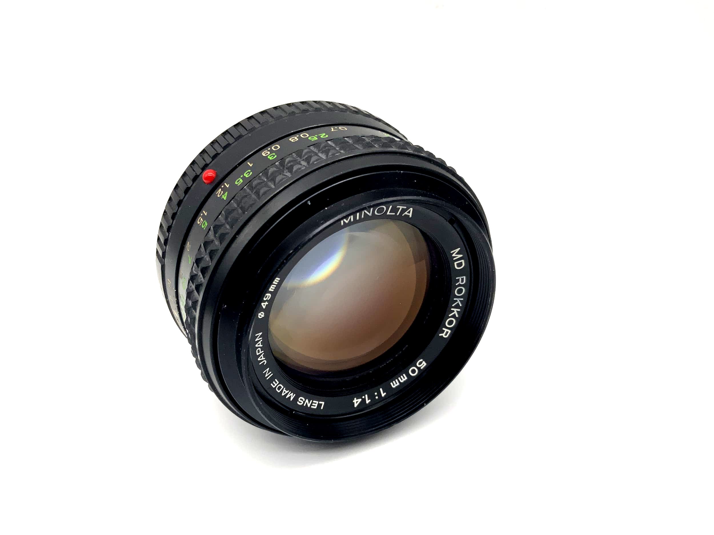 Minolta 50mm 1:1.4 Lens MD Rokkor !Mushroom! Camera Lens (Minolta MD)