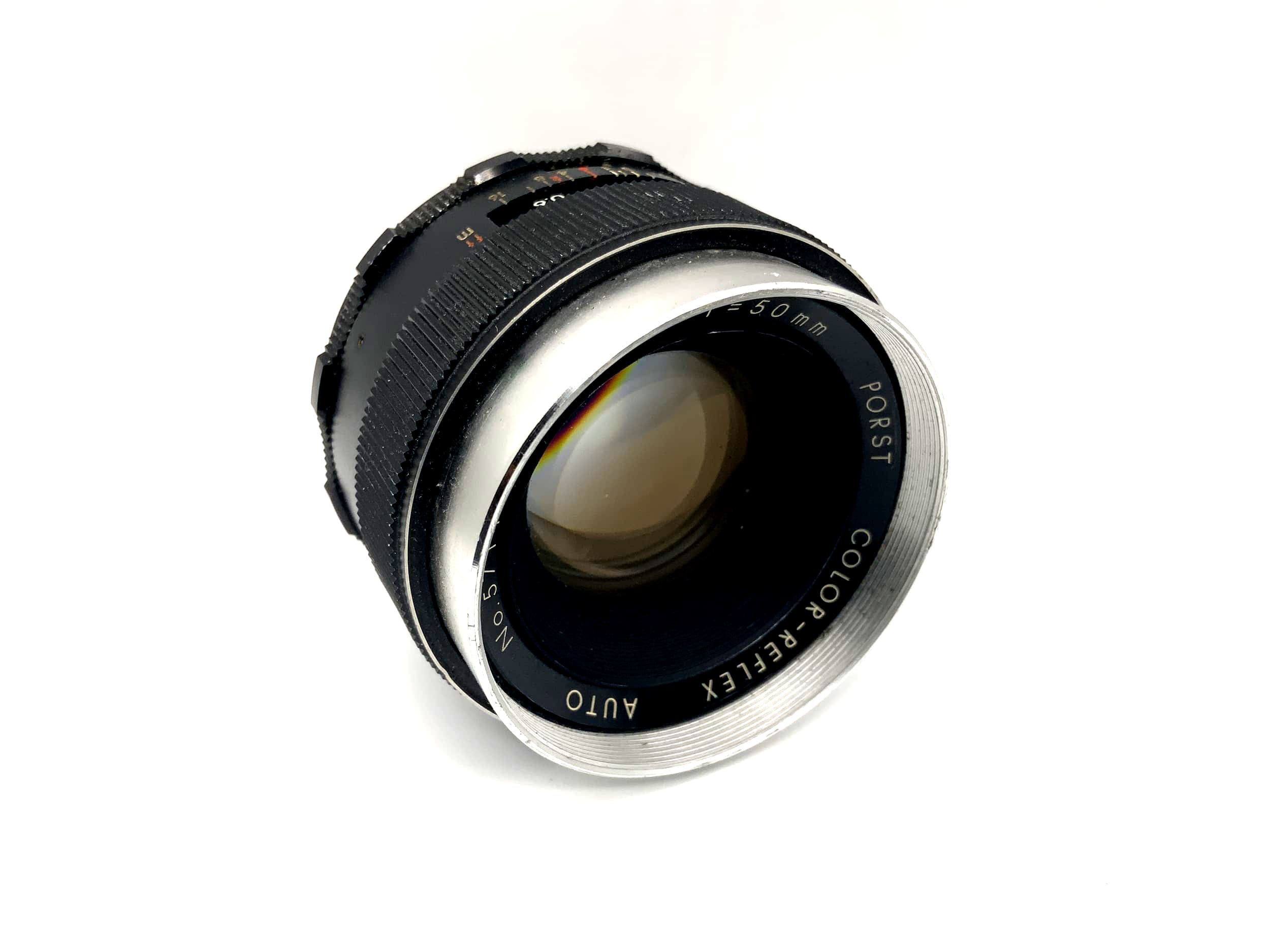 Porst 50mm 1:1.7 Lens Auto Color Reflex Camera Lens (M42)