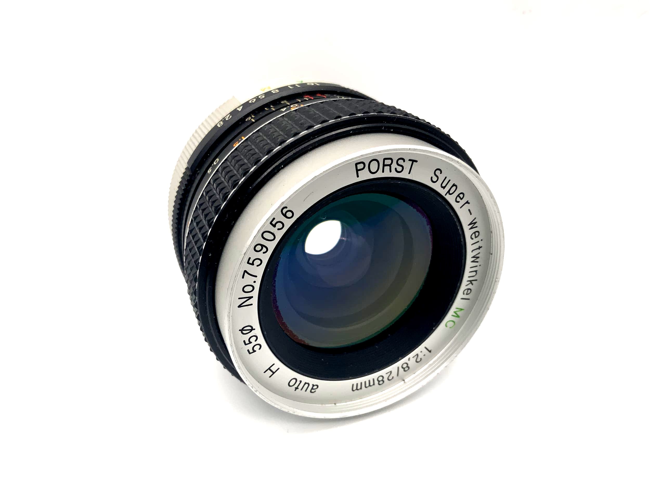 Porst 28mm 1:2.8 Super Wide Angle Lens MC ww auto H Lens (M42)