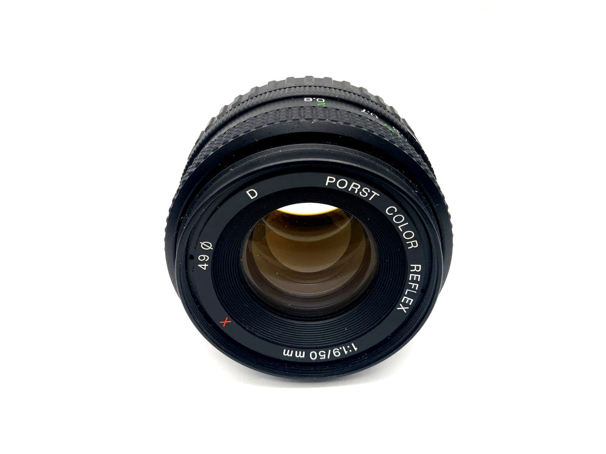 Porst 50mm 1:1.9 Lens Color Reflex D red X red X Lens (Fujica X)