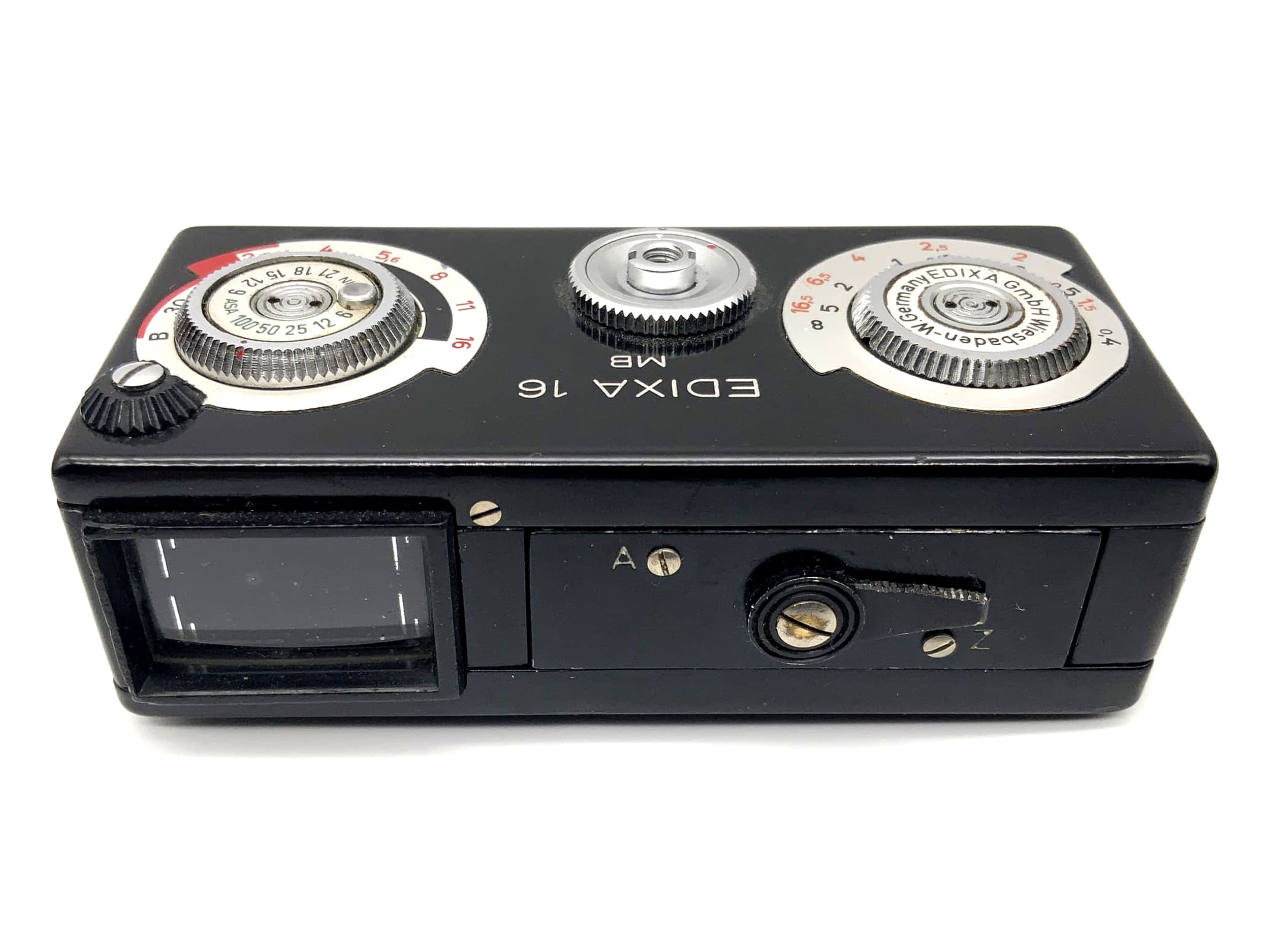 Edixa 16 MB with Schneider Kreuznach Xenar 1:2.8/25 miniature camera subminiature format