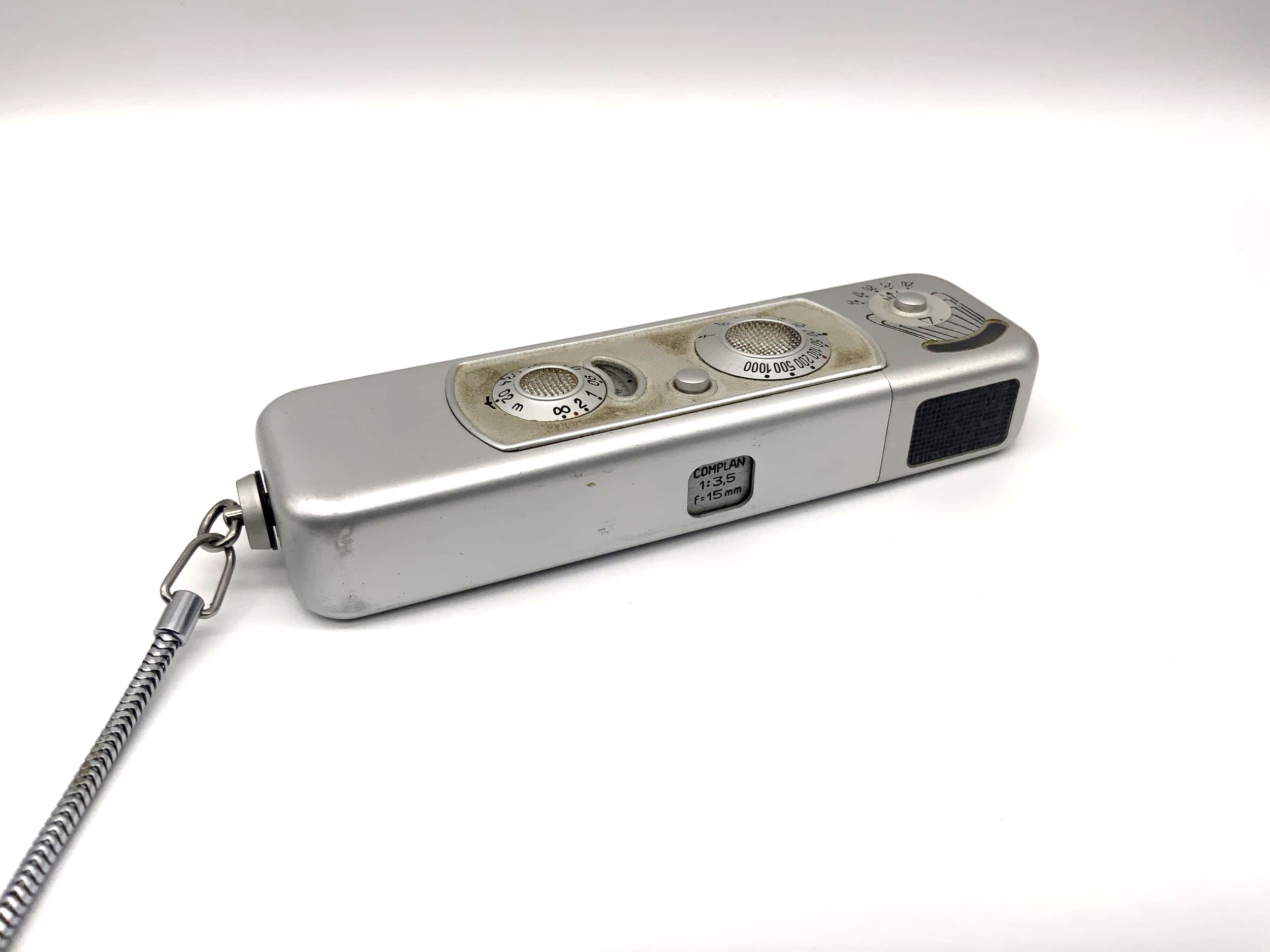 Minox B with Complan 1:3.5 f=15mm with original packaging and case, miniature camera, spy cam