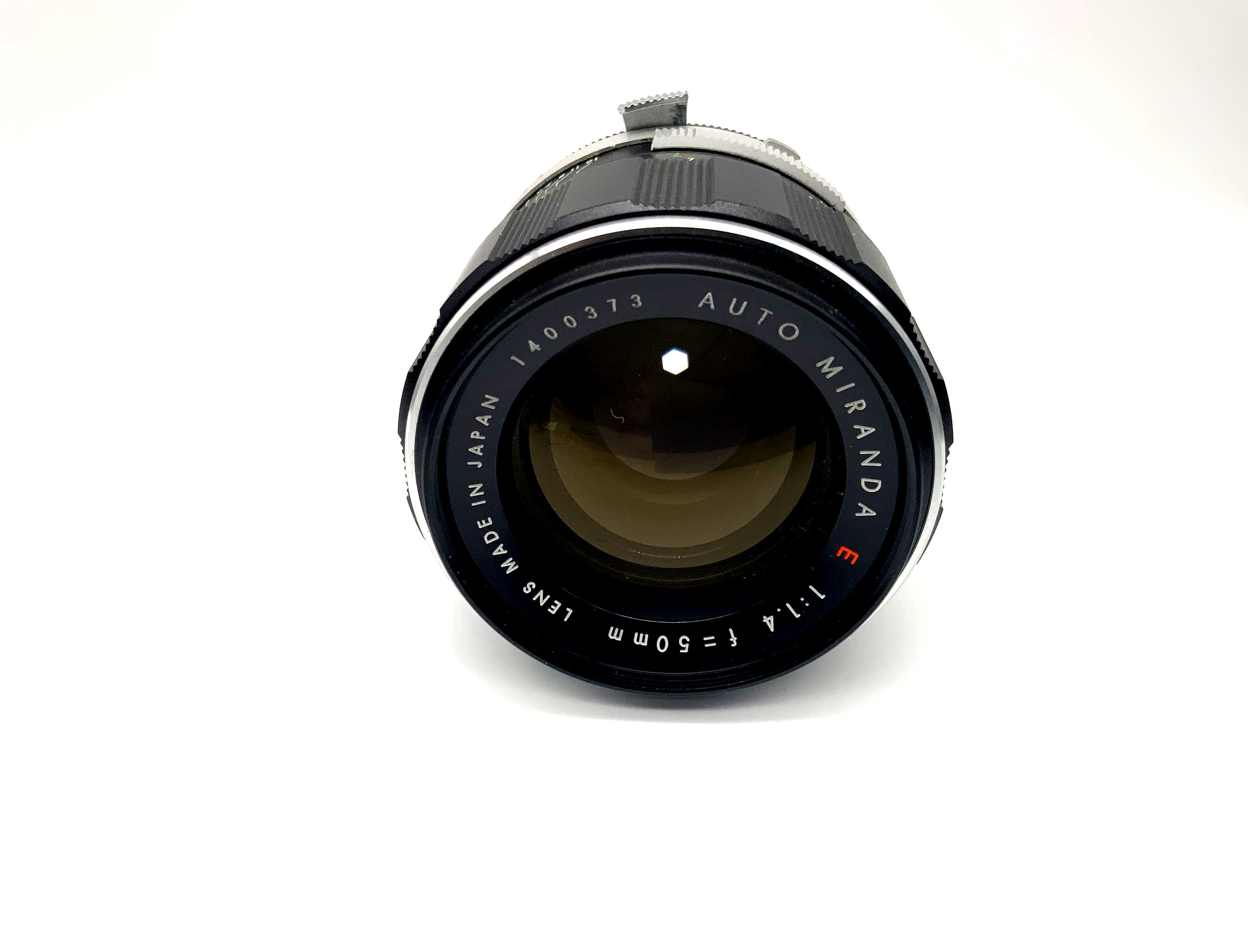 Miranda 50mm 1:1.4 lens Auto red E red E Lens (Miranda bayonet)