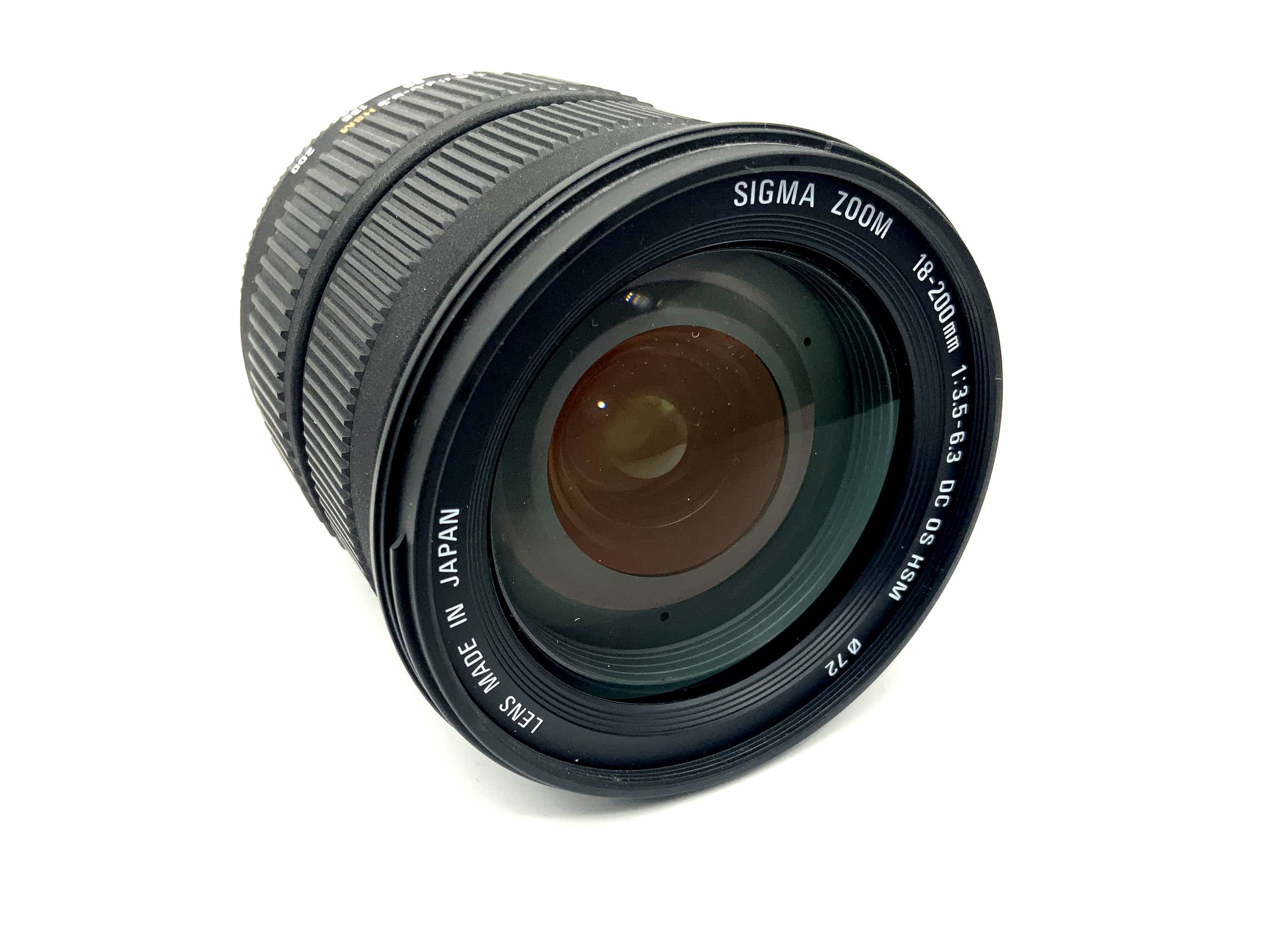Sigma 18-200mm 1:3.5-6.3 Lens DC OS HSM Optical Stabilizer Zoom (Nikon AF-S)