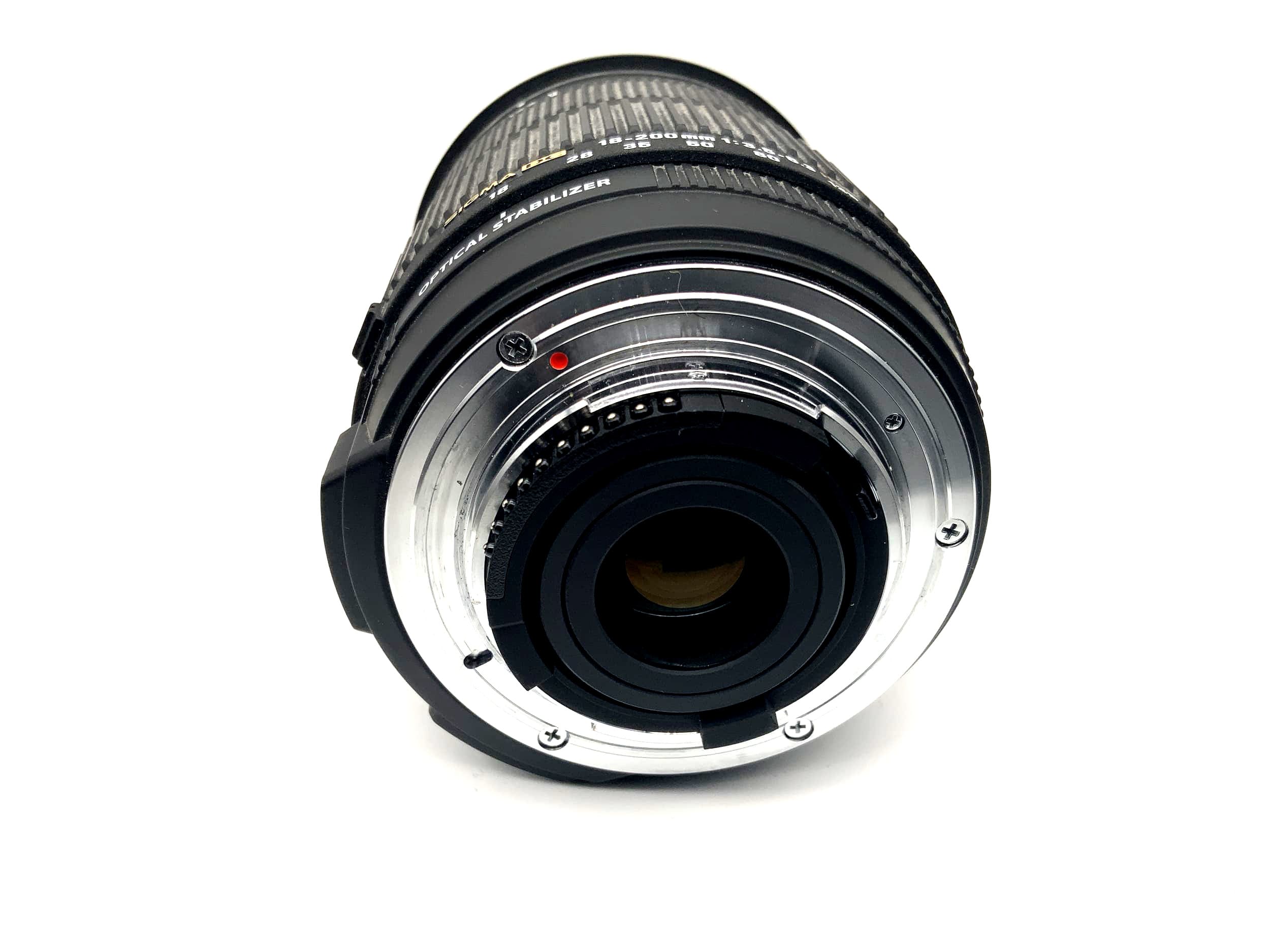 Sigma 18-200mm 1:3.5-6.3 Lens DC OS HSM Optical Stabilizer Zoom (Nikon AF-S)