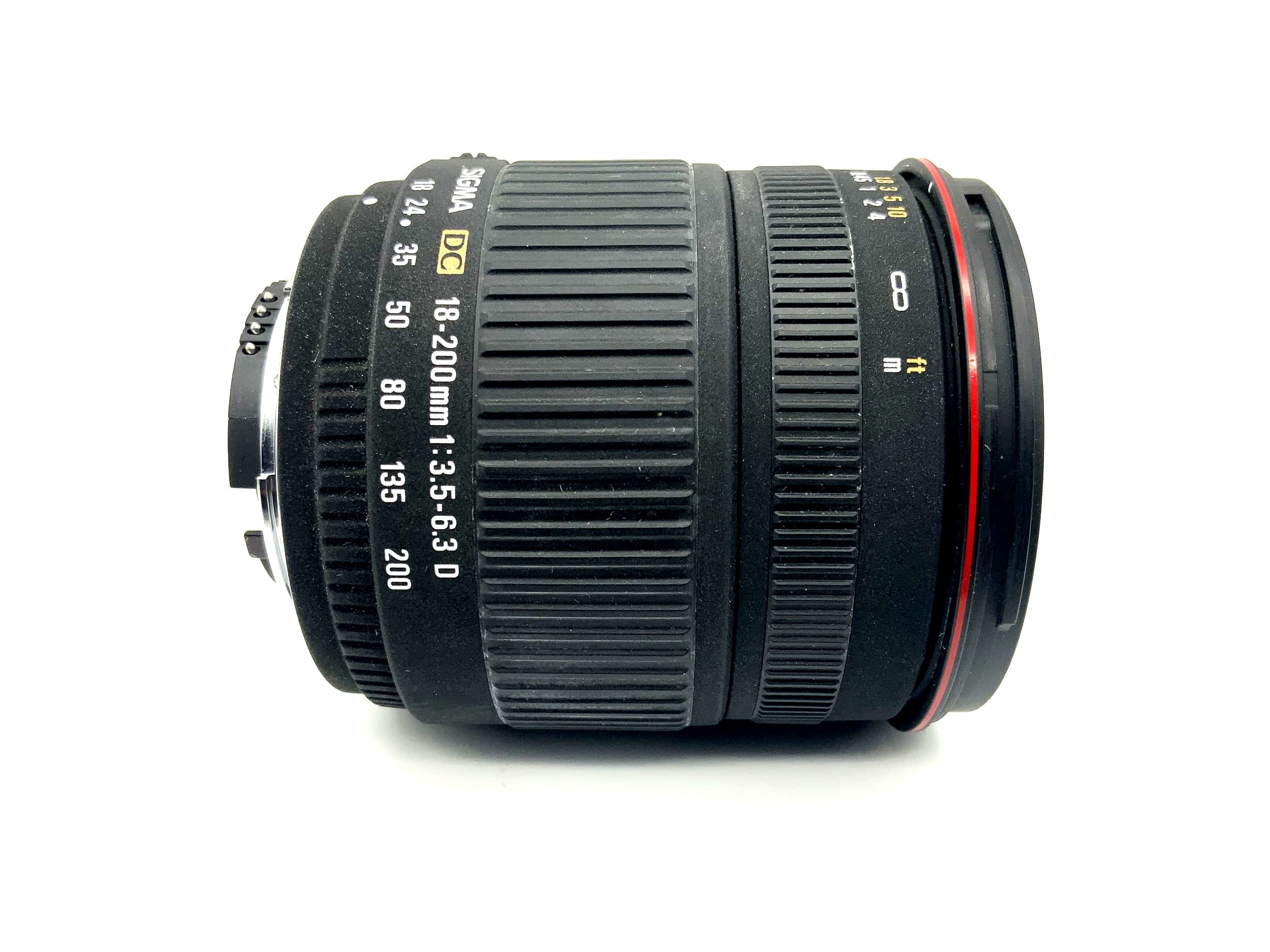 Sigma 18-200mm 1:3.5-6.3 D Lens Sigma Zoom DC Lens (Nikon AF)