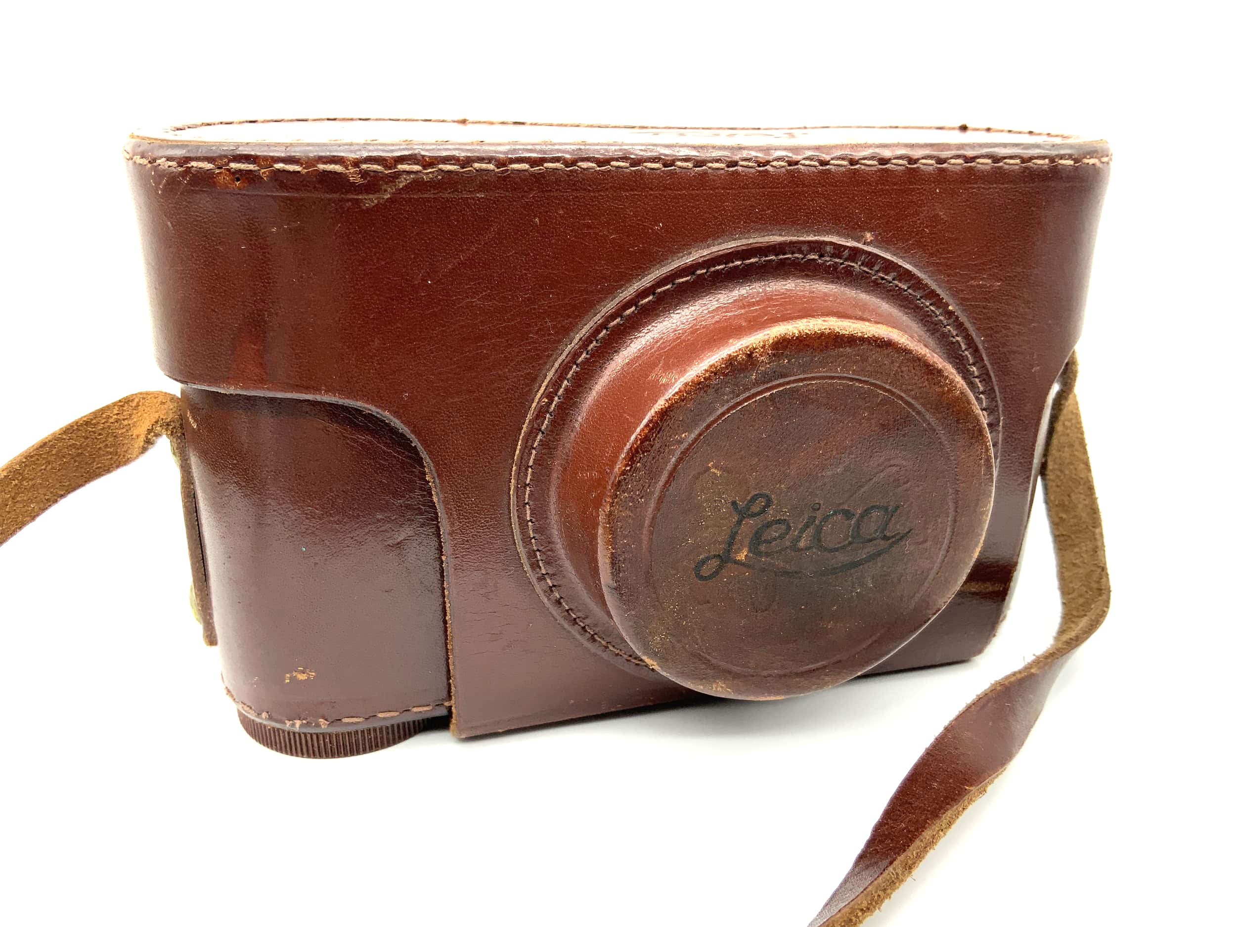 Leica IIIa with Elmar 50mm USSR replica viewfinder camera, black and gold, like Leica 3a