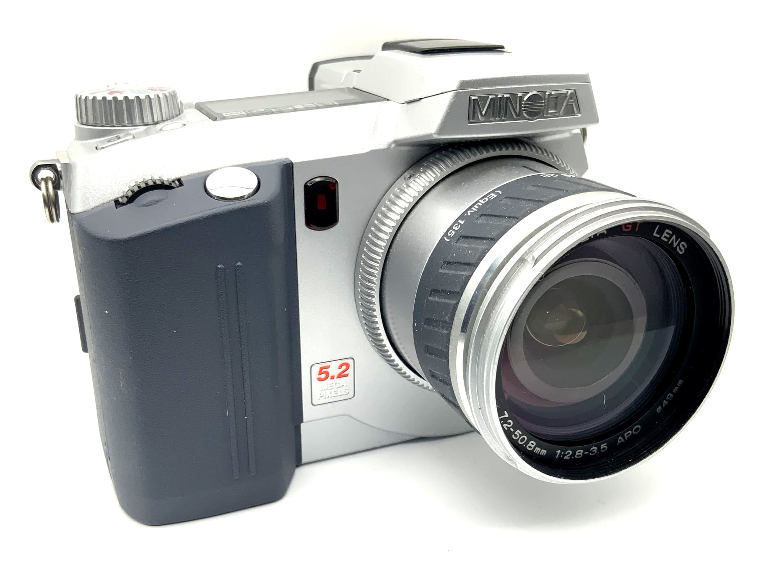 Minolta Dimage 7 with 7x Optical Zoom Lens GT 7.2-50.8mm 1:2.8-3.5 APO 5.2 MP