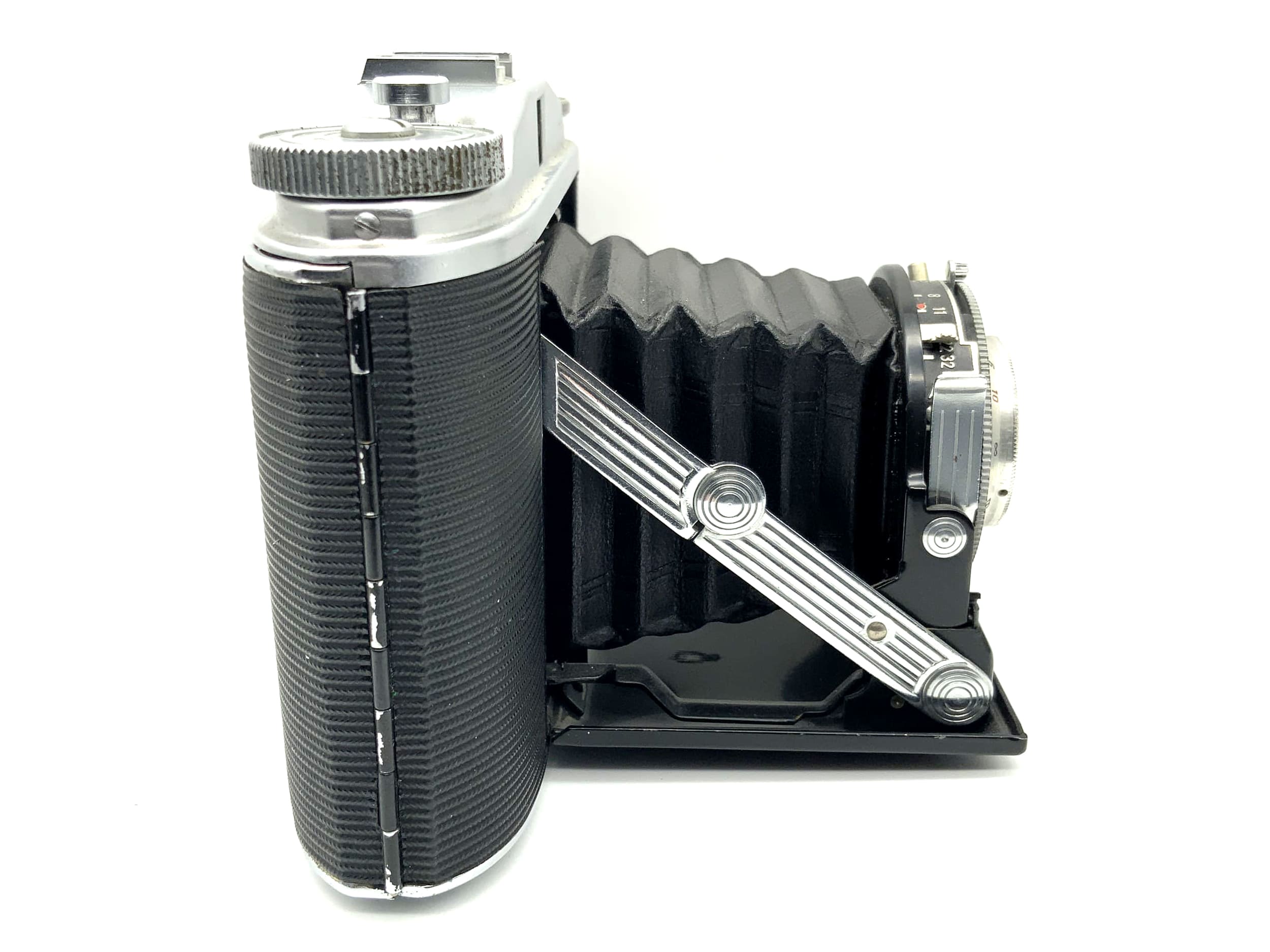 Agfa Isolette II folding camera with Agnar 1:4.5/85 Pronto 6x6 medium format lens