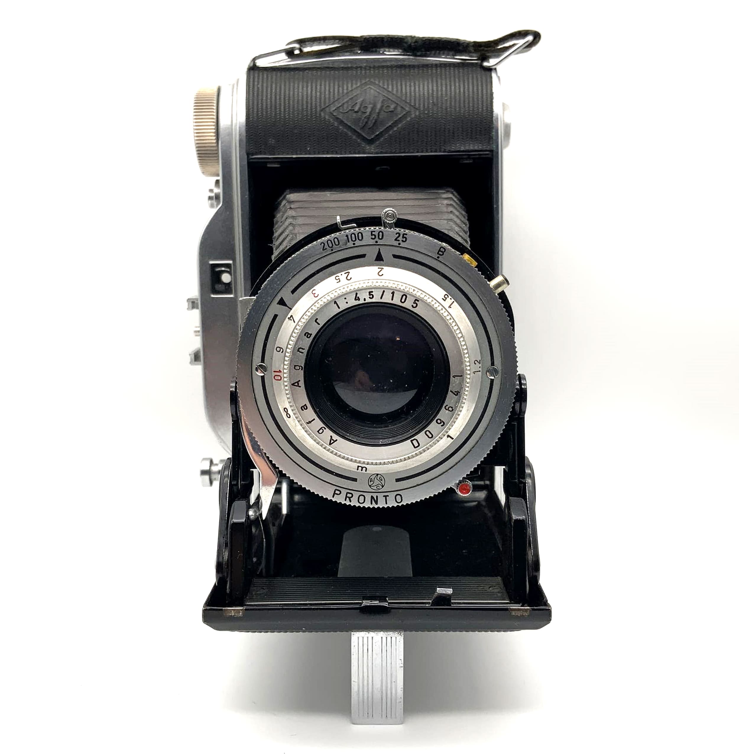 Agfa Record I folding camera with Agnar 1:4.5/105 Pronto analogue camera