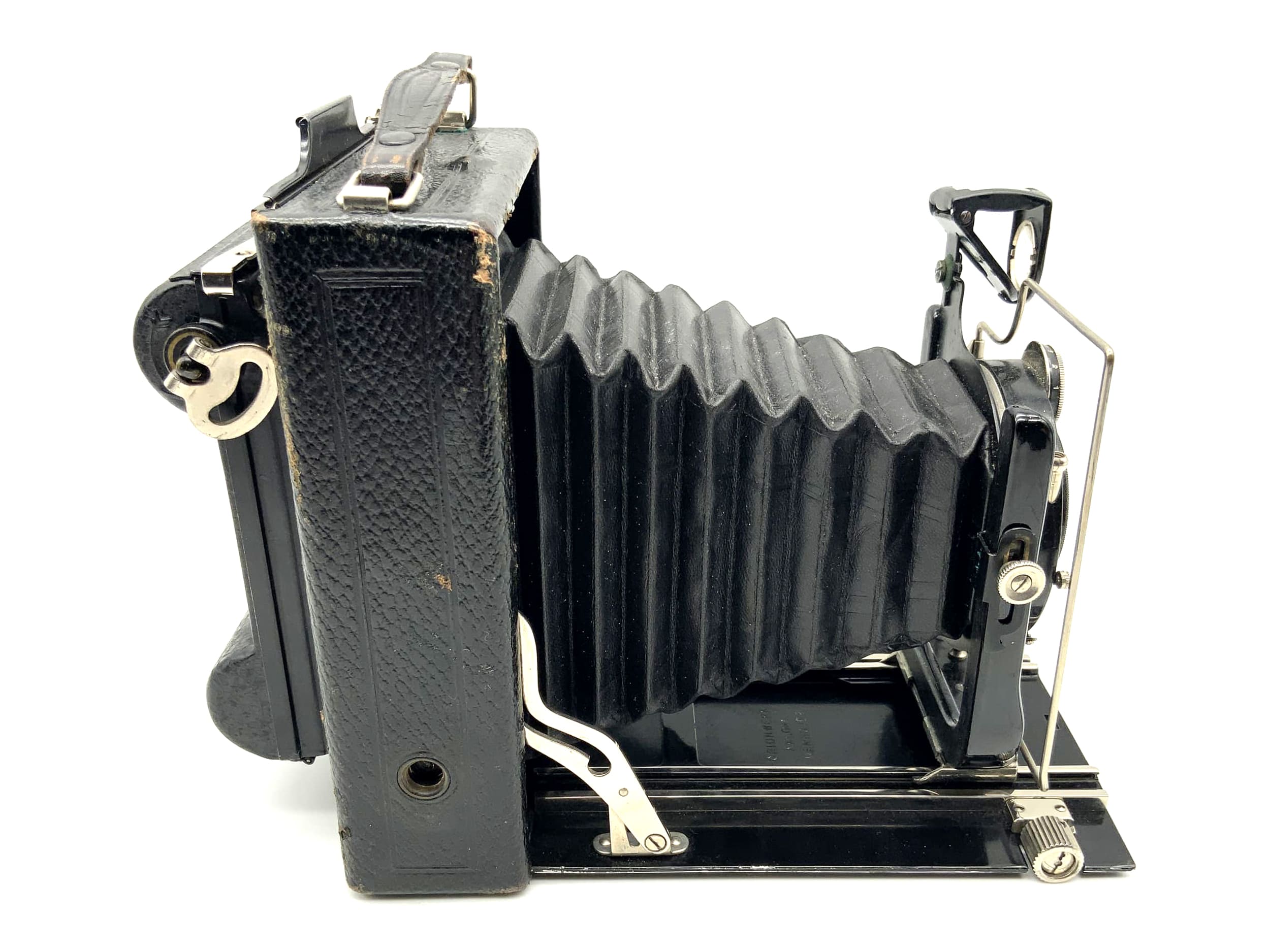 Orion plate camera Meyer Görlitz Helioplan 1:4.5 F=13.5cm 6x12 Rollex patent