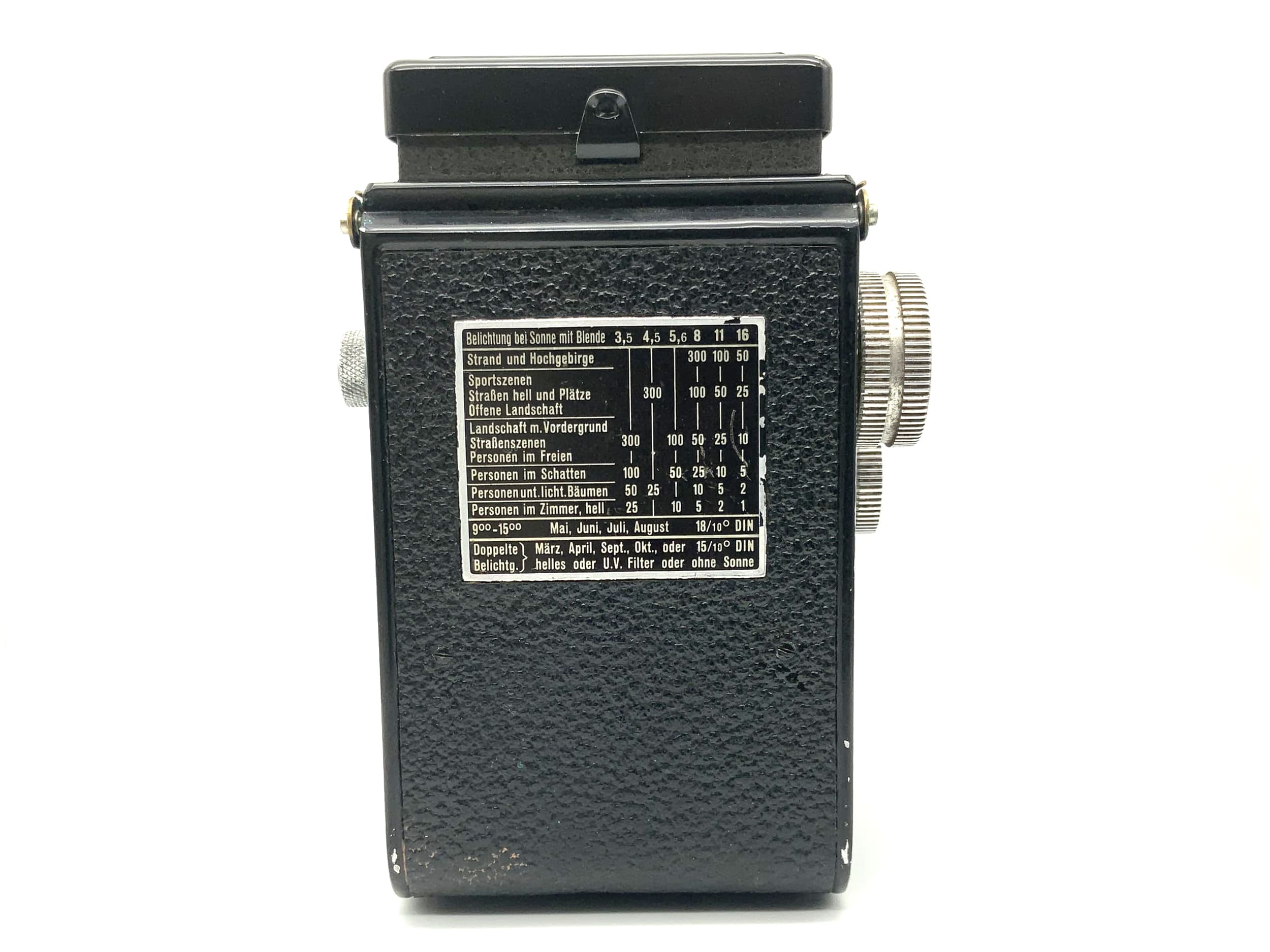 Rollei Rolleicord II TLR with Carl Zeiss Triotar 1:3.5 f=7.5cm Compur 6x6 F&amp;H
