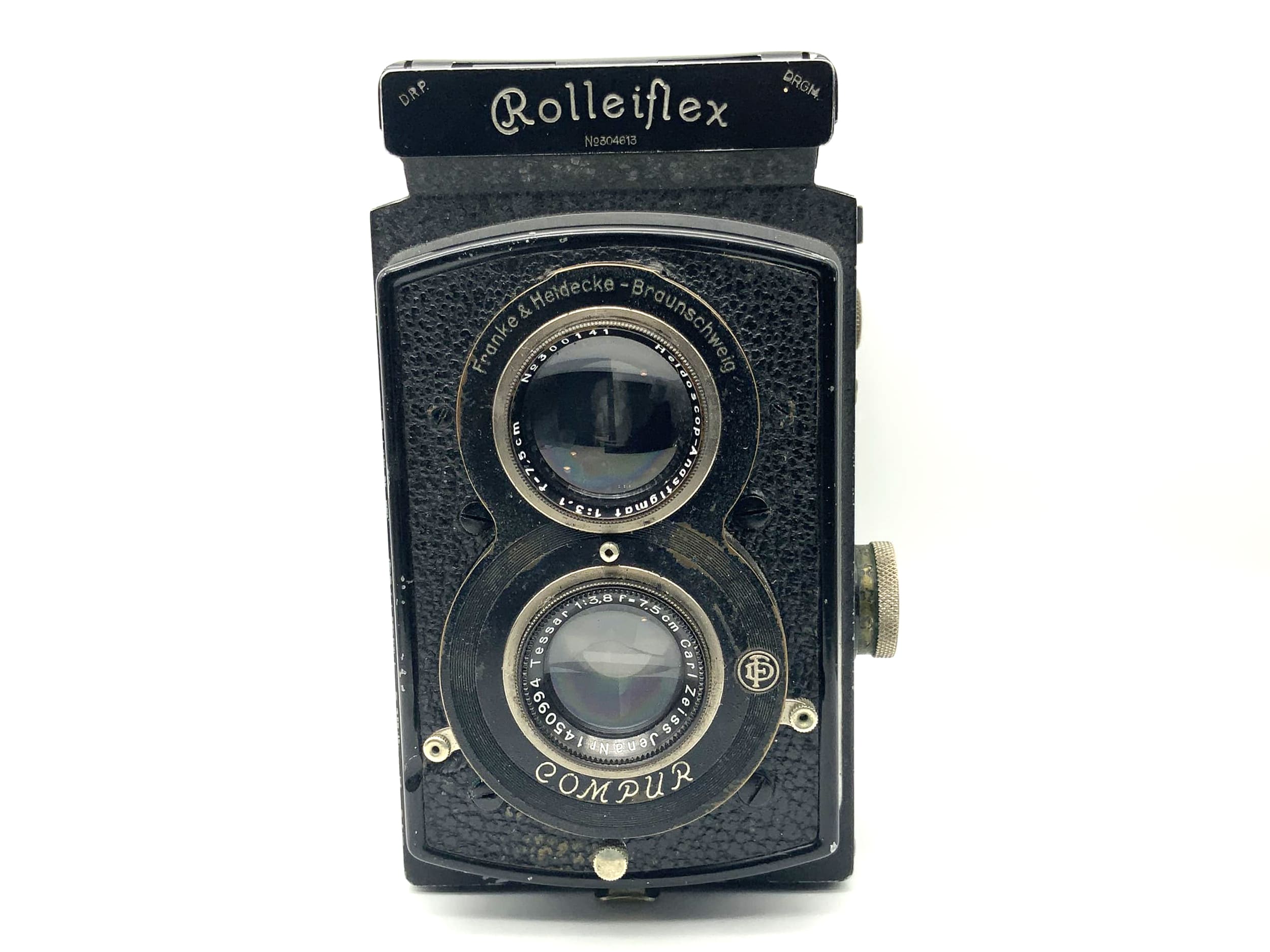 Rollei Rolleiflex standard TLR with Carl Zeiss Tessar 1:3.8 f=7.5cm 6x6