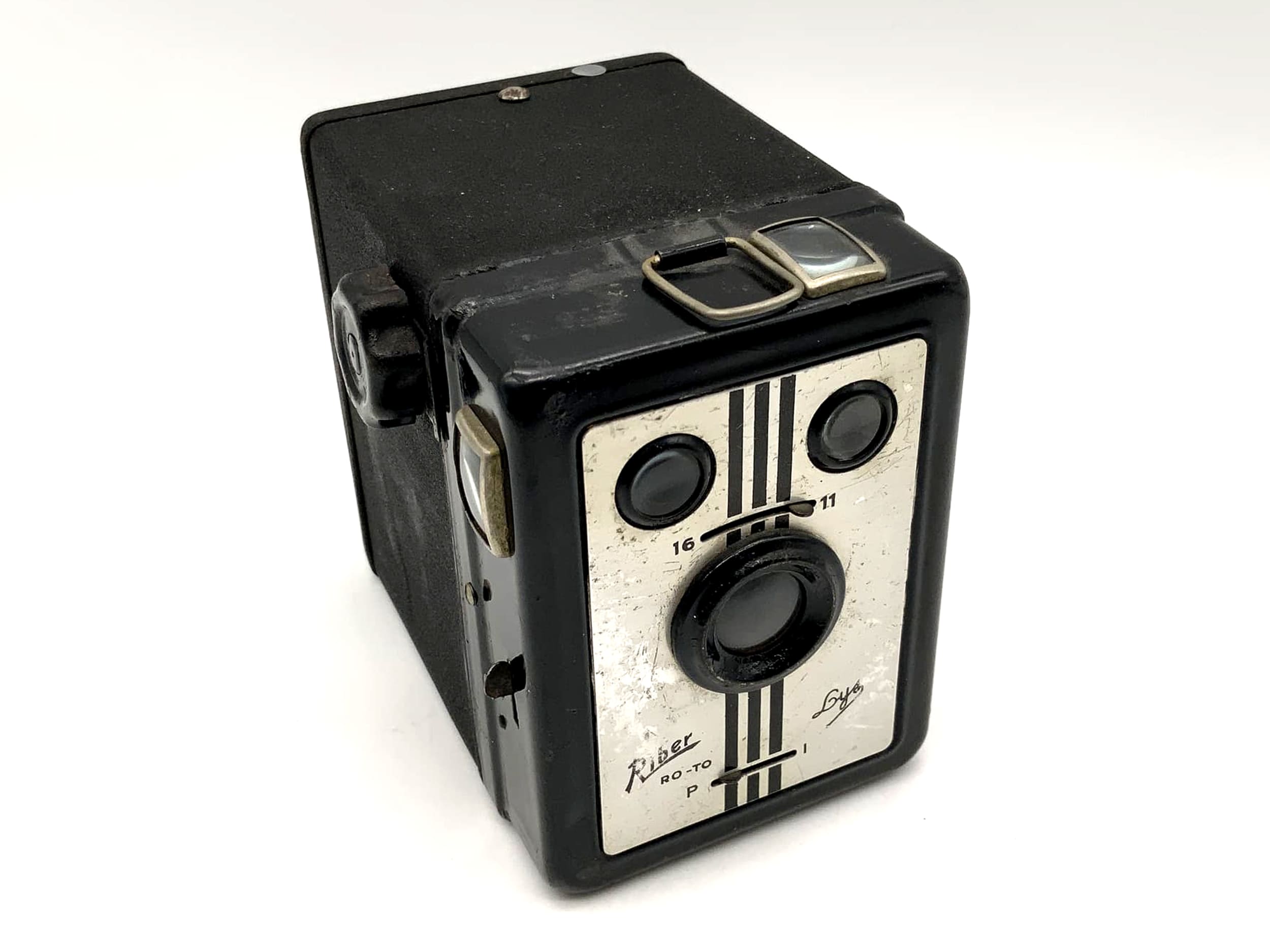 Riber Ro-To Lys box camera, Italian box roll film analog camera