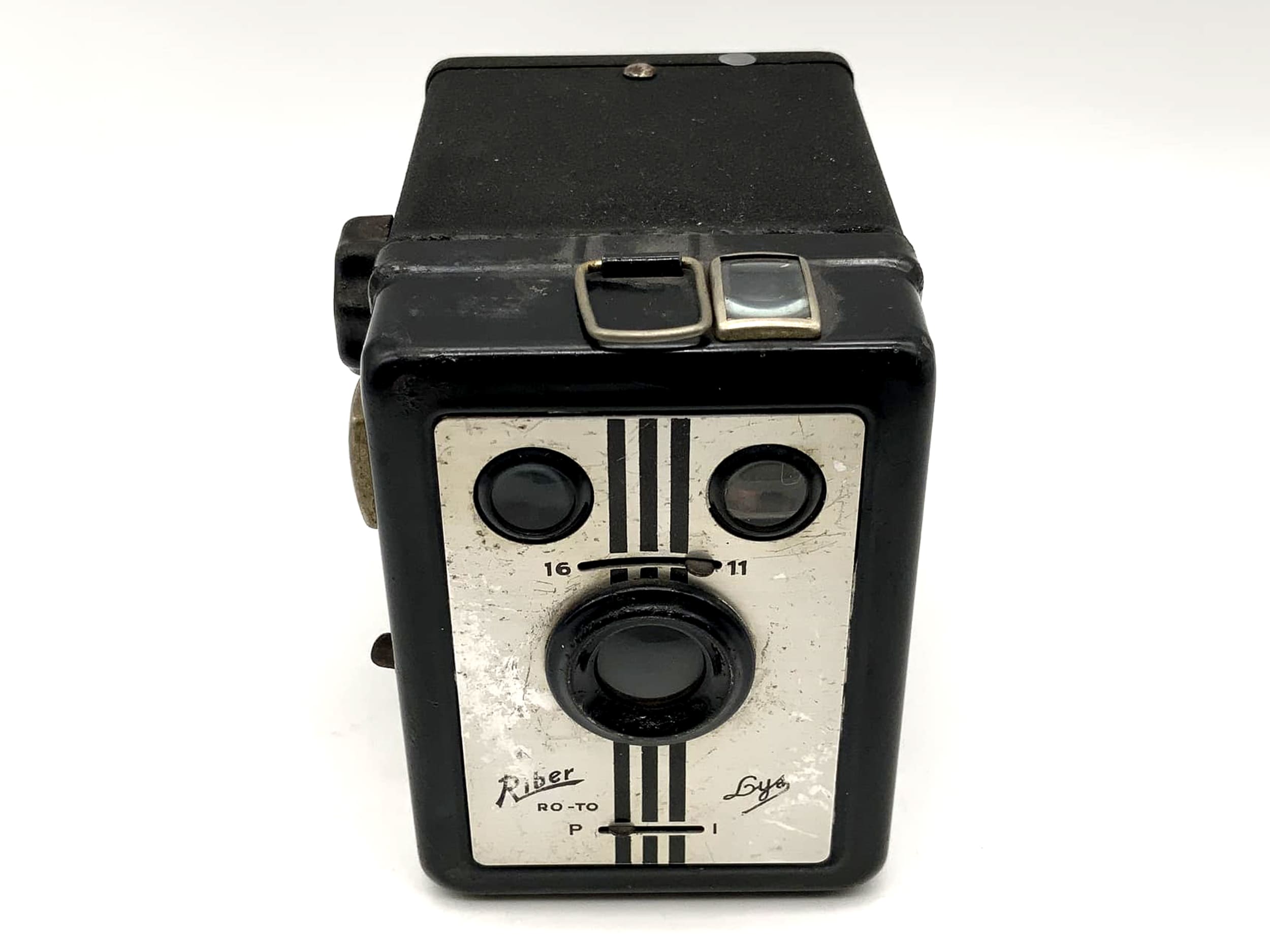 Riber Ro-To Lys box camera, Italian box roll film analog camera