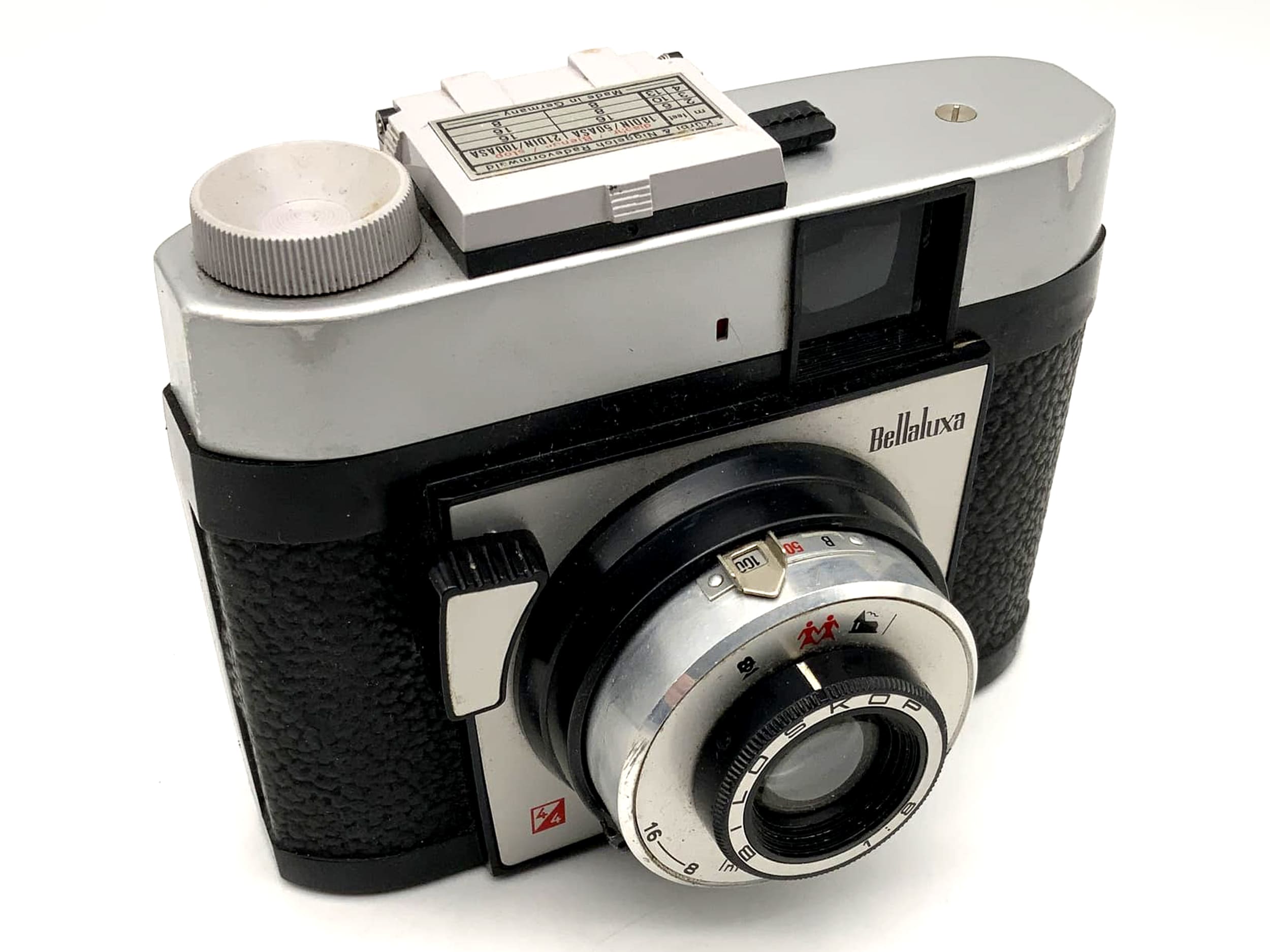 Bilora Bellaluxa roll film camera with biloscope 1:8 roll film analog camera camera