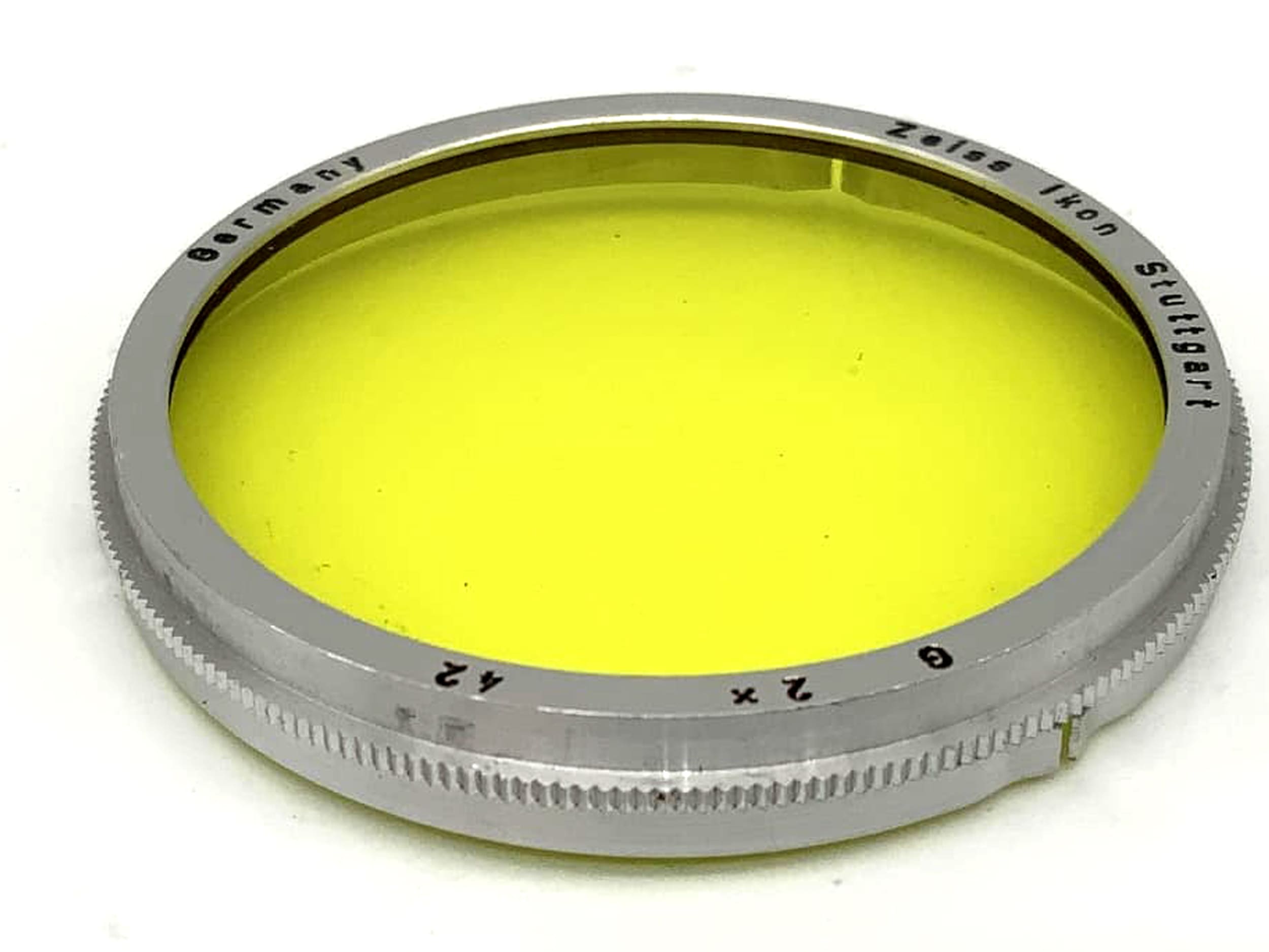Zeiss Ikon color filter 42mm yellow 2x G yellow colorfilter plug-in filter slip on